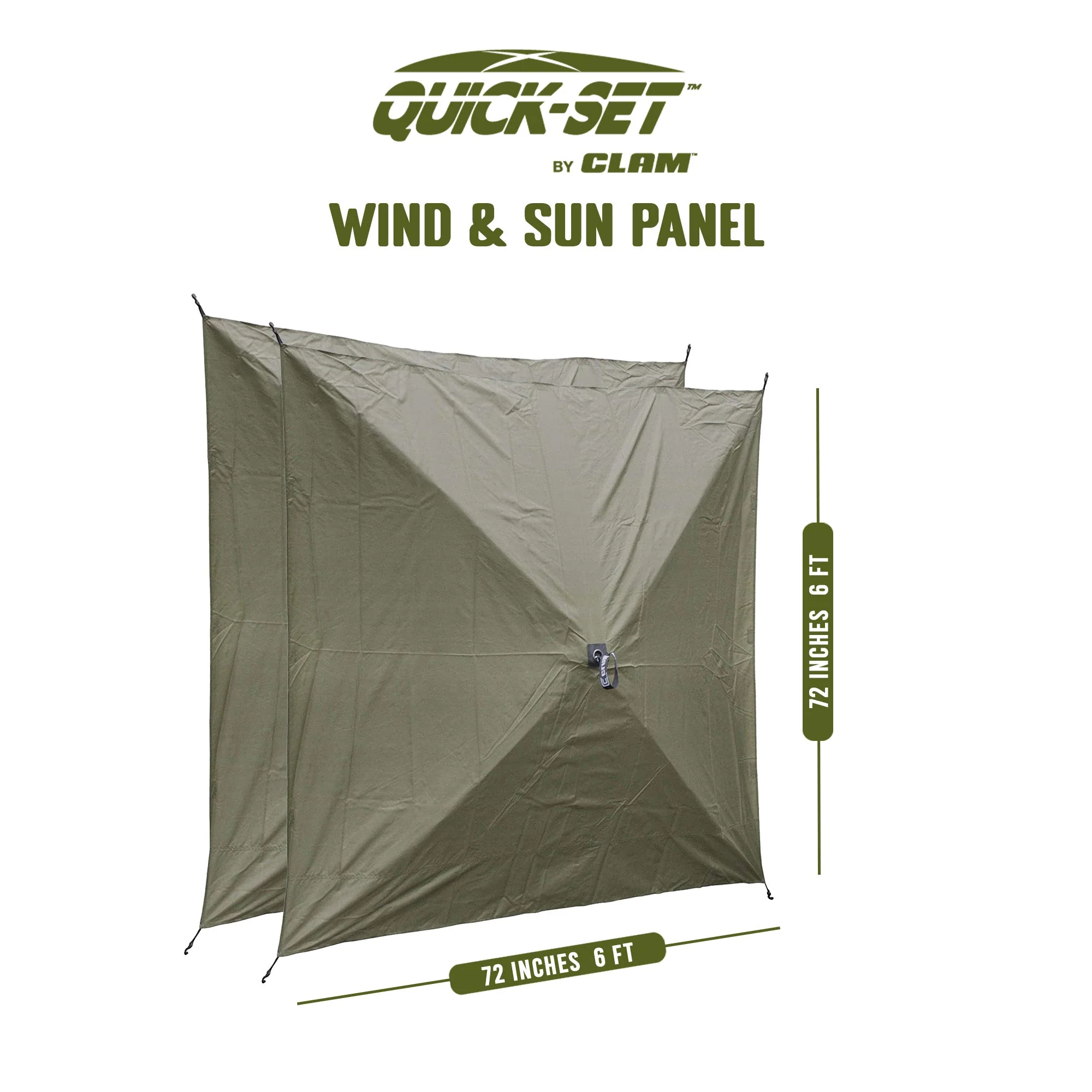 CLAM Quick Set Escape 11.5 x 11.5 Ft Canopy + Clam Quick Set Screen (2 Pack) - Image 7