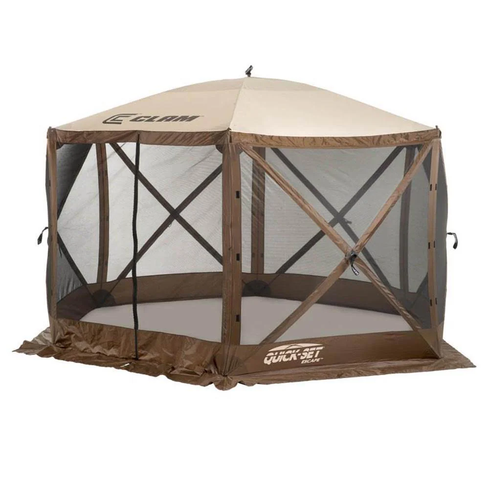 Clam Quick Set Escape Pop Up Camping Outdoor Canopy Gazebo Shelter with 6 Panels - Image 7