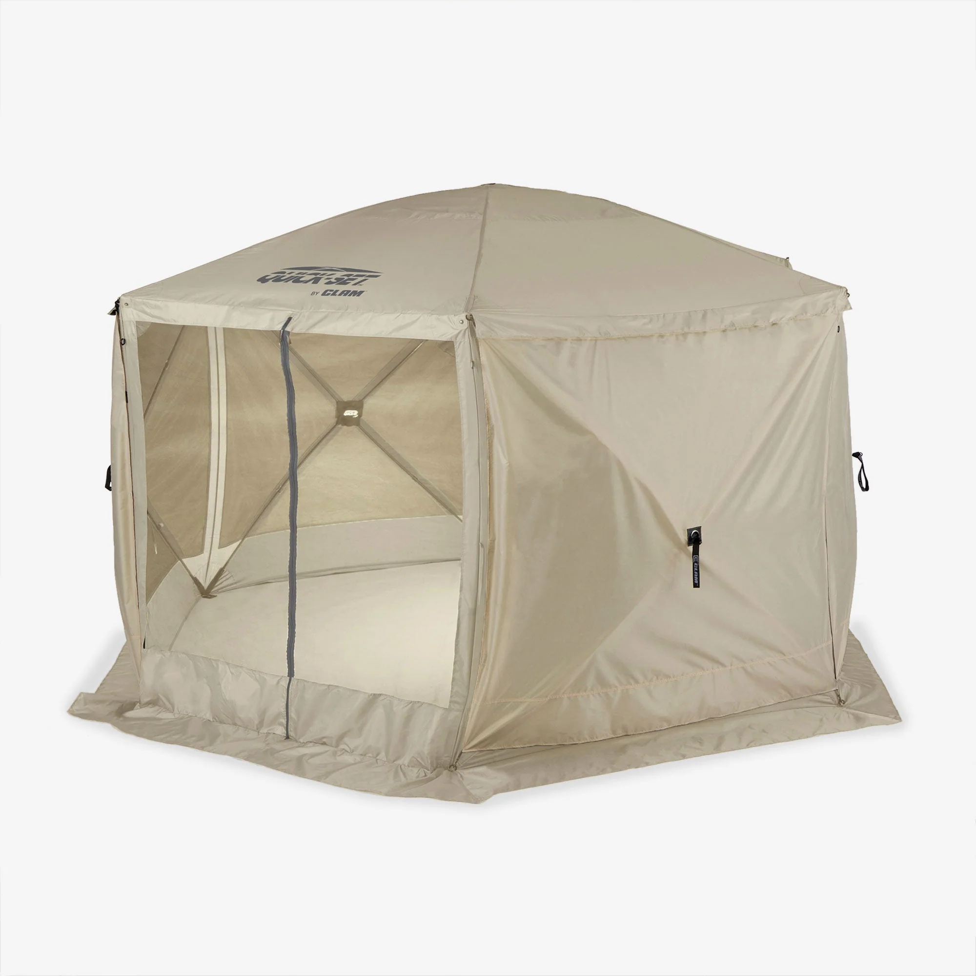 CLAM Quick Set Escape Portable Canopy Shelter and 6 Pack of Wind and Sun Panels - Image 10