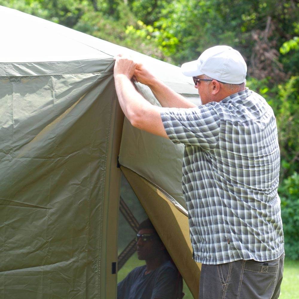 Clam Quick Set Screen Hub Green Fabric Wind & Sun Panels Accessory Only (6 Pack) - Image 6