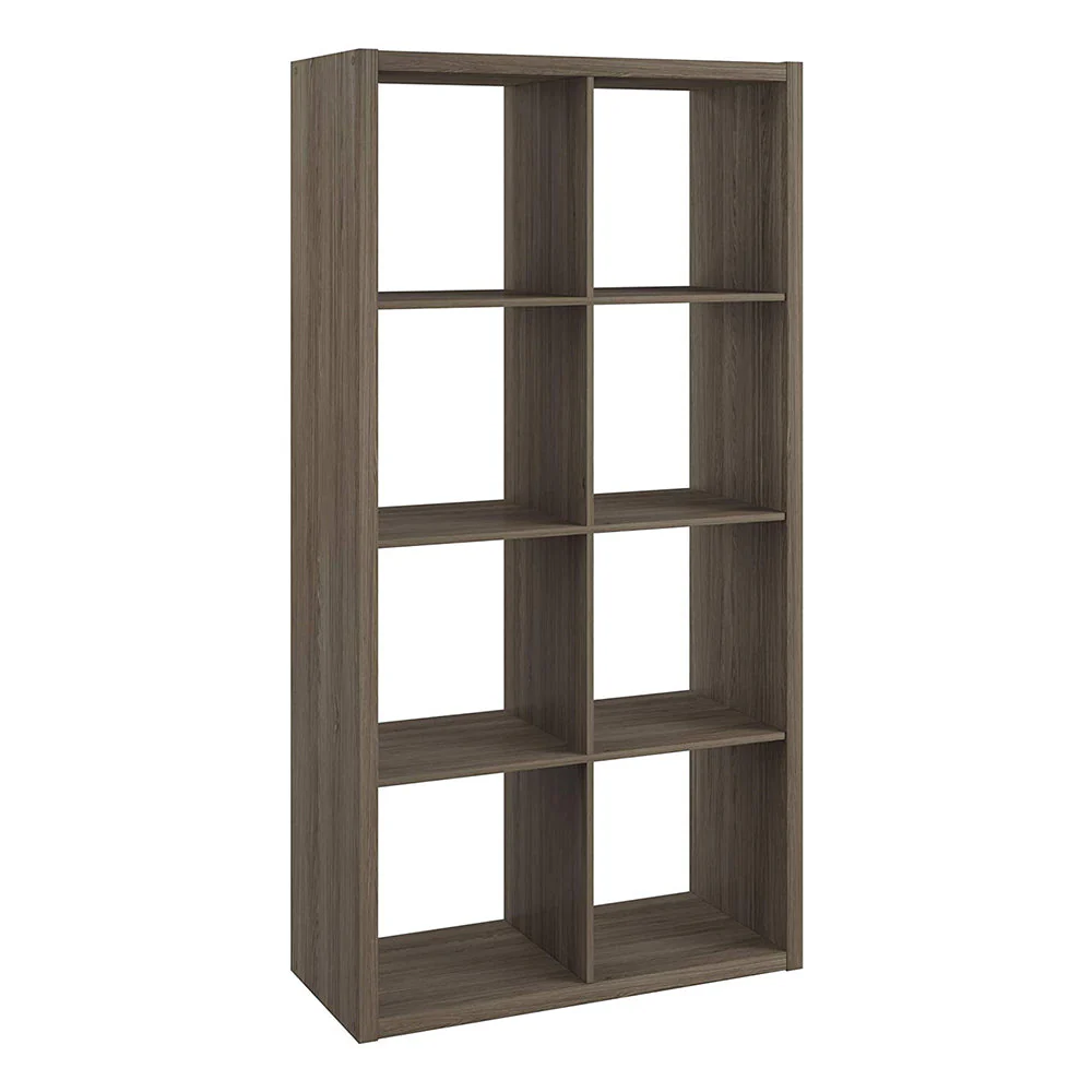 ClosetMaid Bookcase Open Back 8-Cube Storage Organizer, Graphite Gray (2 Pack) - Image 2