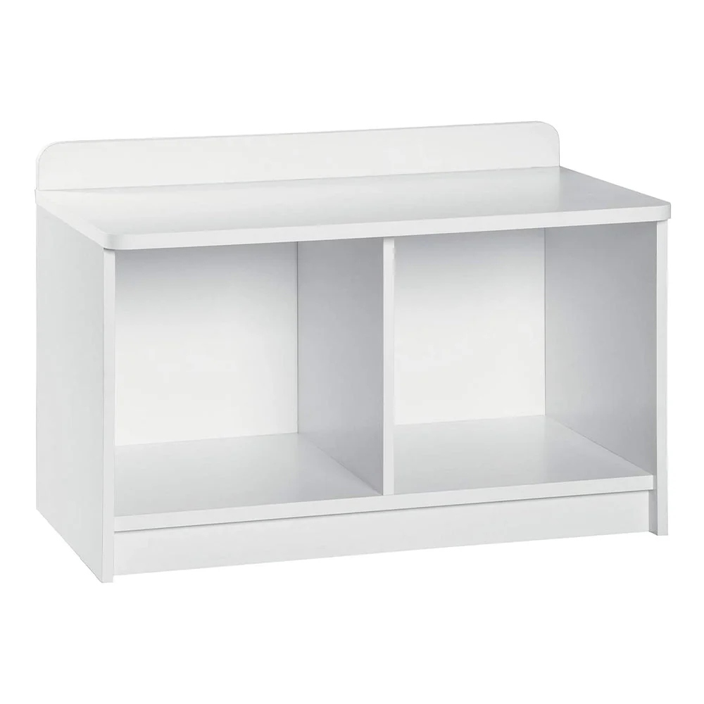 ClosetMaid Cubeical 149400 Heavy Duty Wood 2-Cube Storage Bench, White (2 Pack) - Image 2