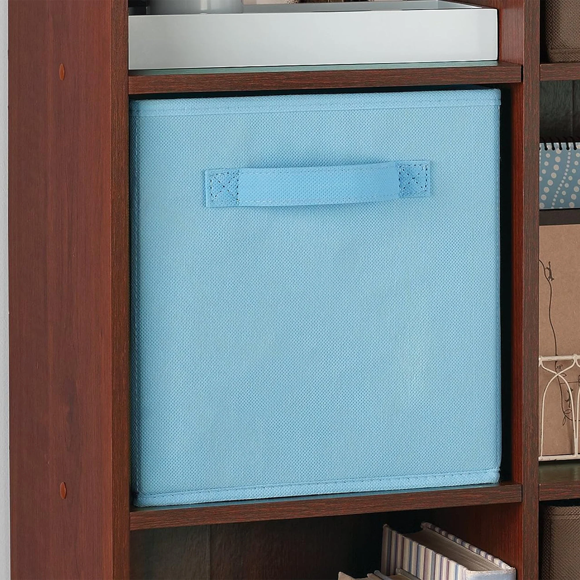ClosetMaid Cubeicals Fabric Storage Drawer Home or Office Organizer, Light Blue - Image 8