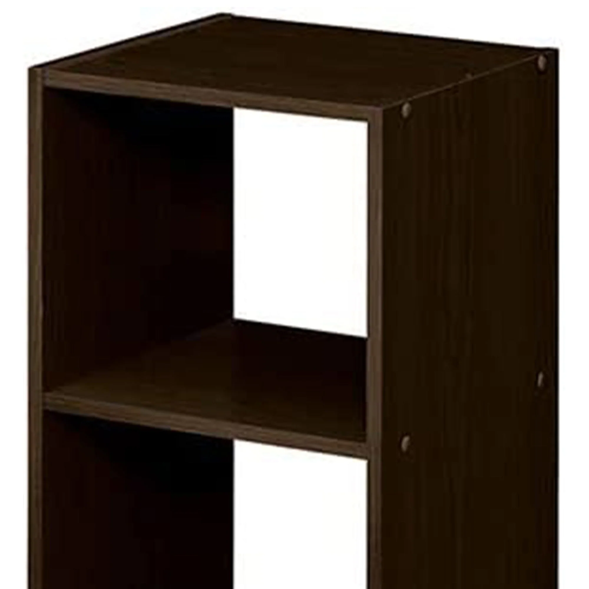 ClosetMaid Decorative Home Stackable 2-Cube Organizer Storage, Espresso (2 Pack) - Image 3