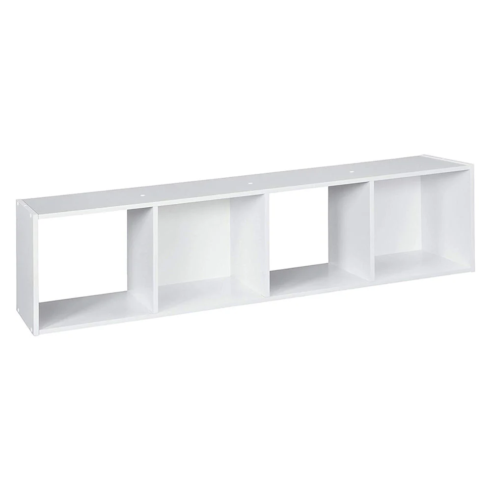 Closetmaid Decorative Home Stackable 4-Cube Cubeicals Organizer Storage, White - Image 2