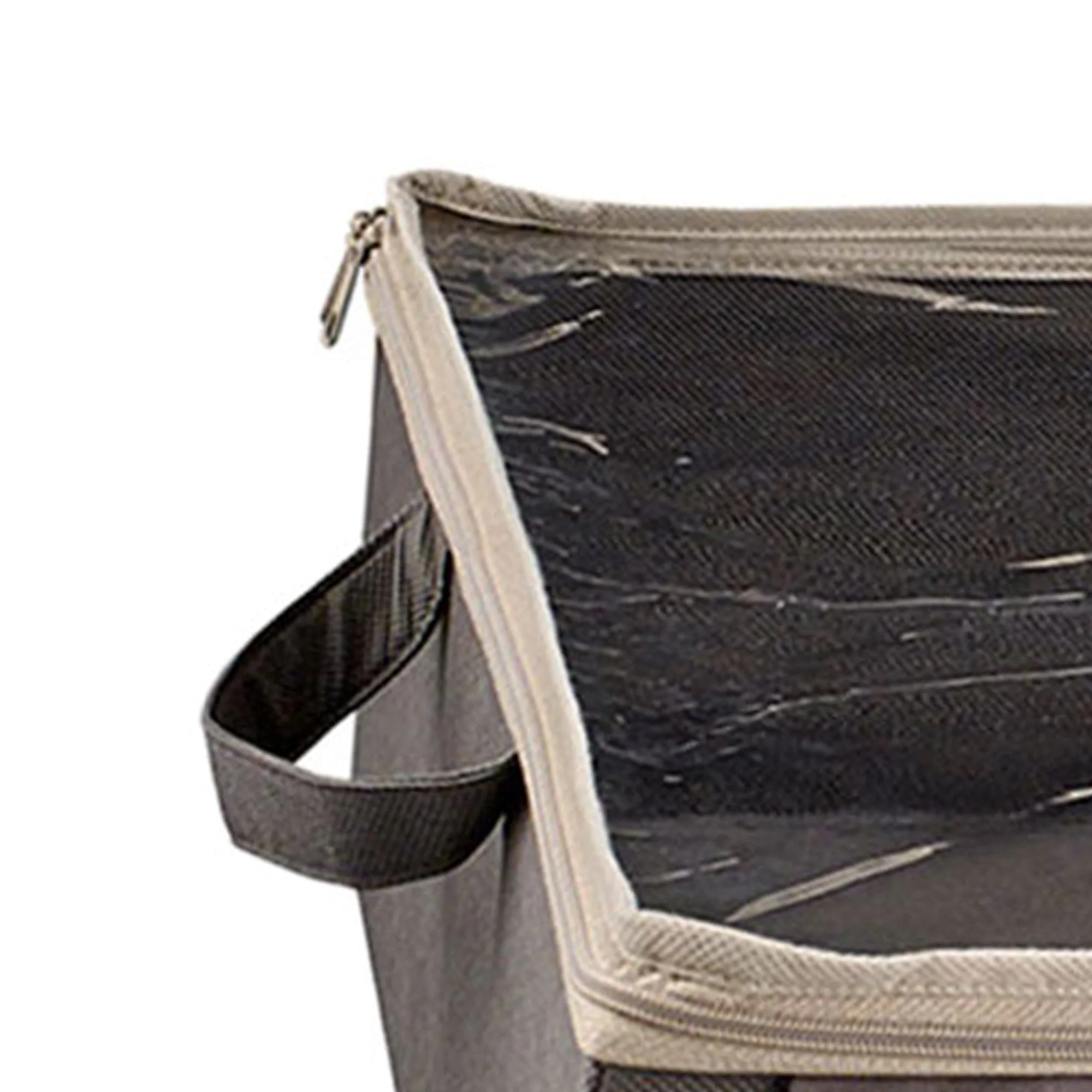 ClosetMaid Fabric Organizer Multiple Item Storage Zip Bag, Charcoal (4 Pack) - Image 5