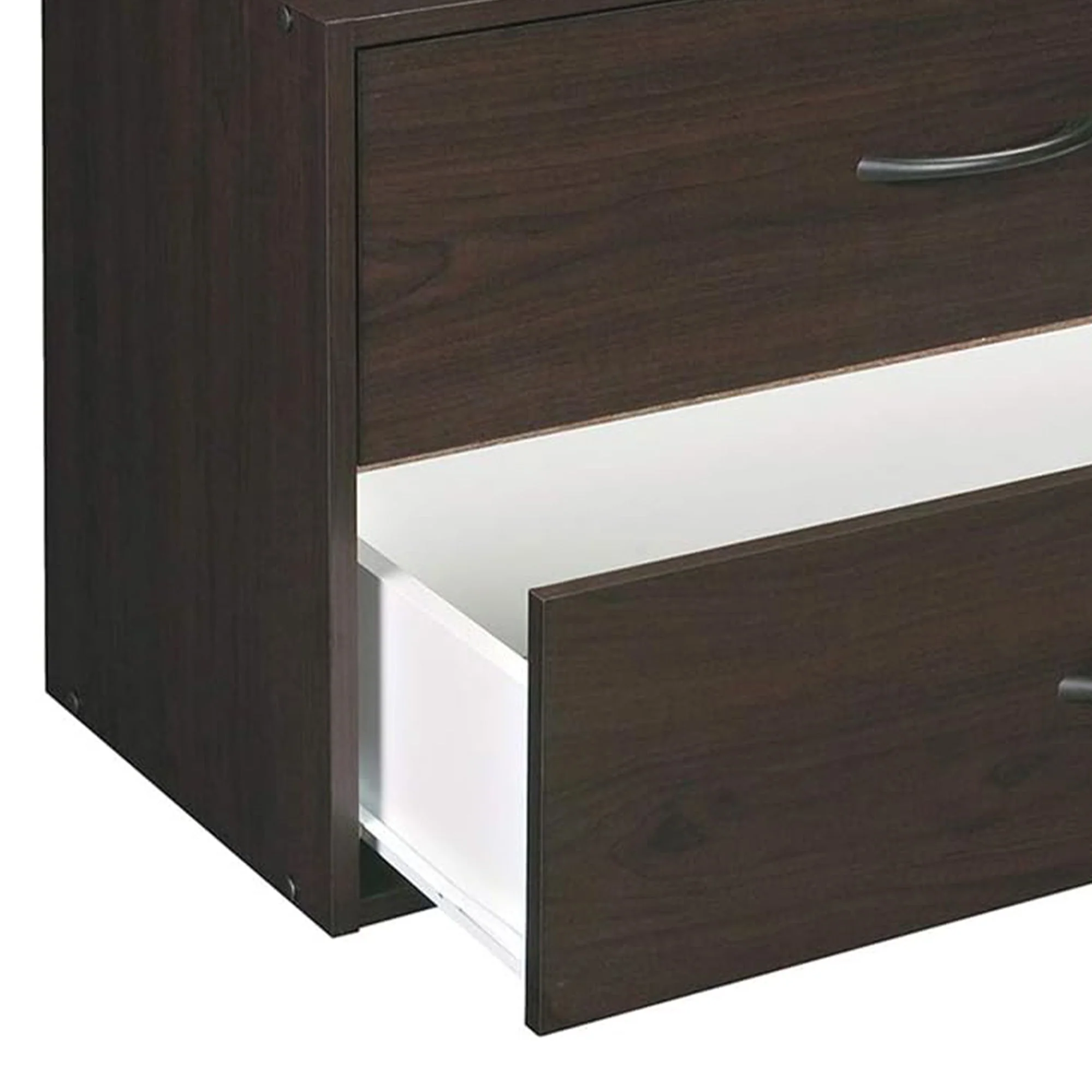 ClosetMaid Stackable 2 Drawer Wooden Horizontal Storage Organizer, Espresso - Image 6