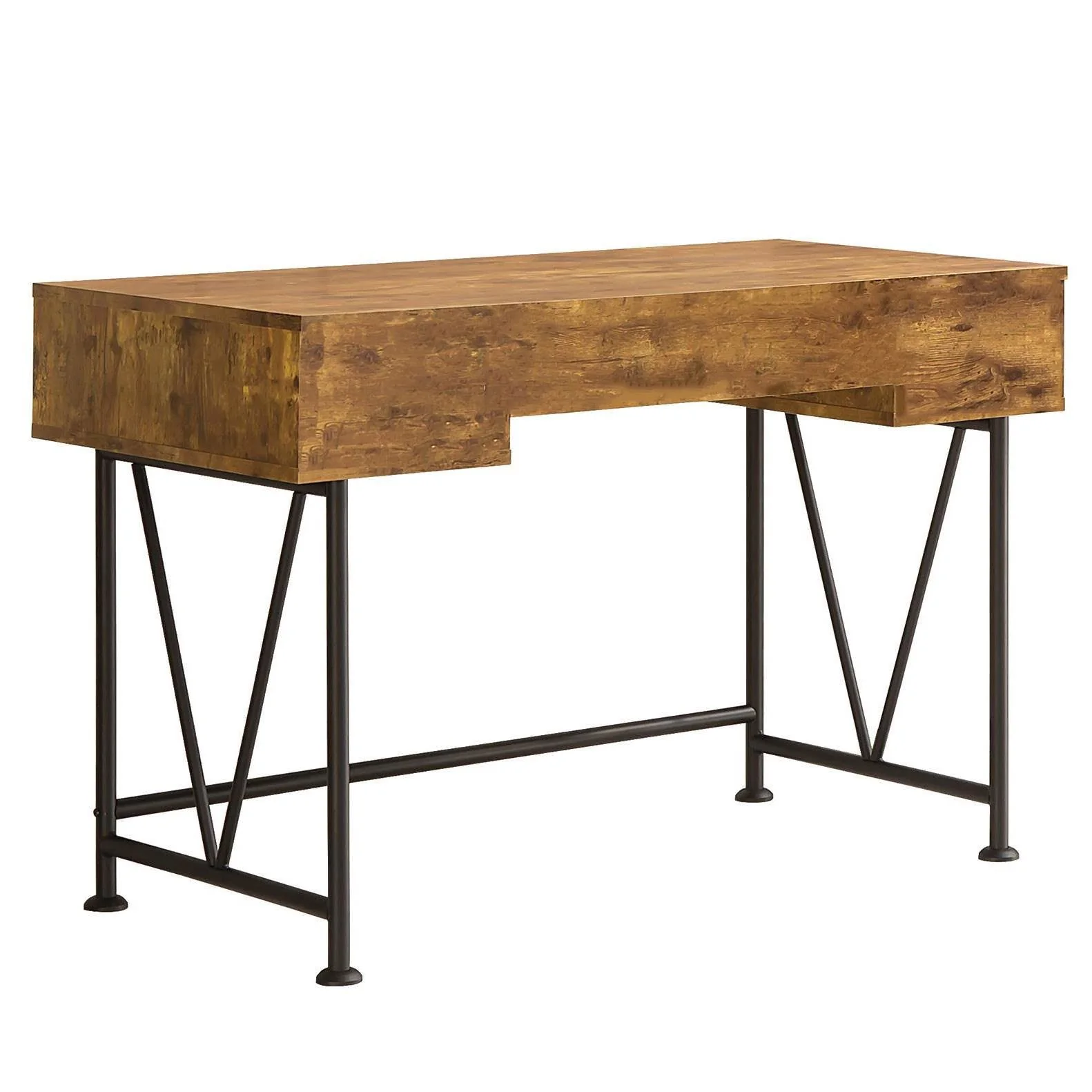 Coaster Home Furniture Analiese 3 Drawer Home Office Study Desk, Antique Nutmeg - Image 3