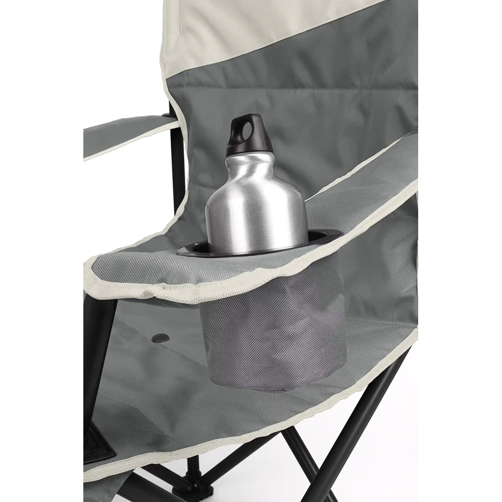 Coleman Big Tall Quad Camping Chair - Grey - Image 4