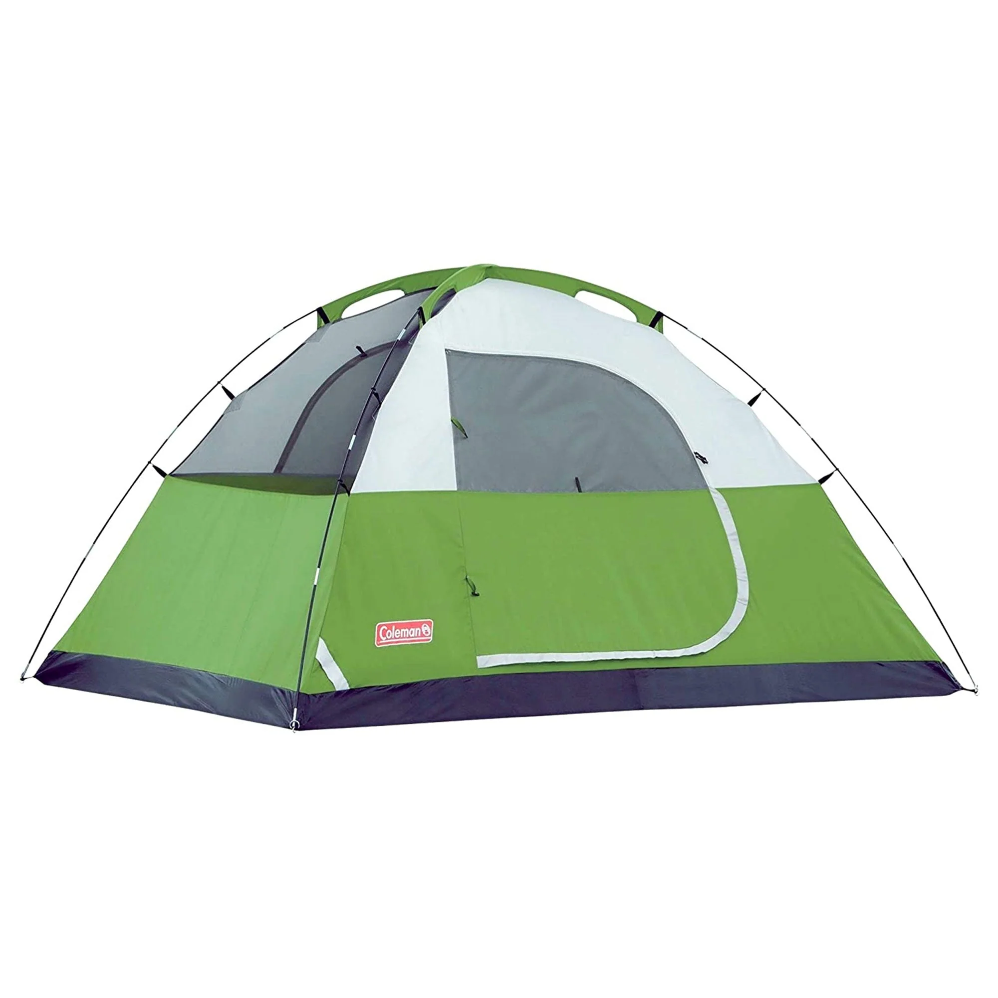 Coleman Sundome Quick Setup 2 to 3 Person Camping Tent with Rainfly, Palm Green - Image 4