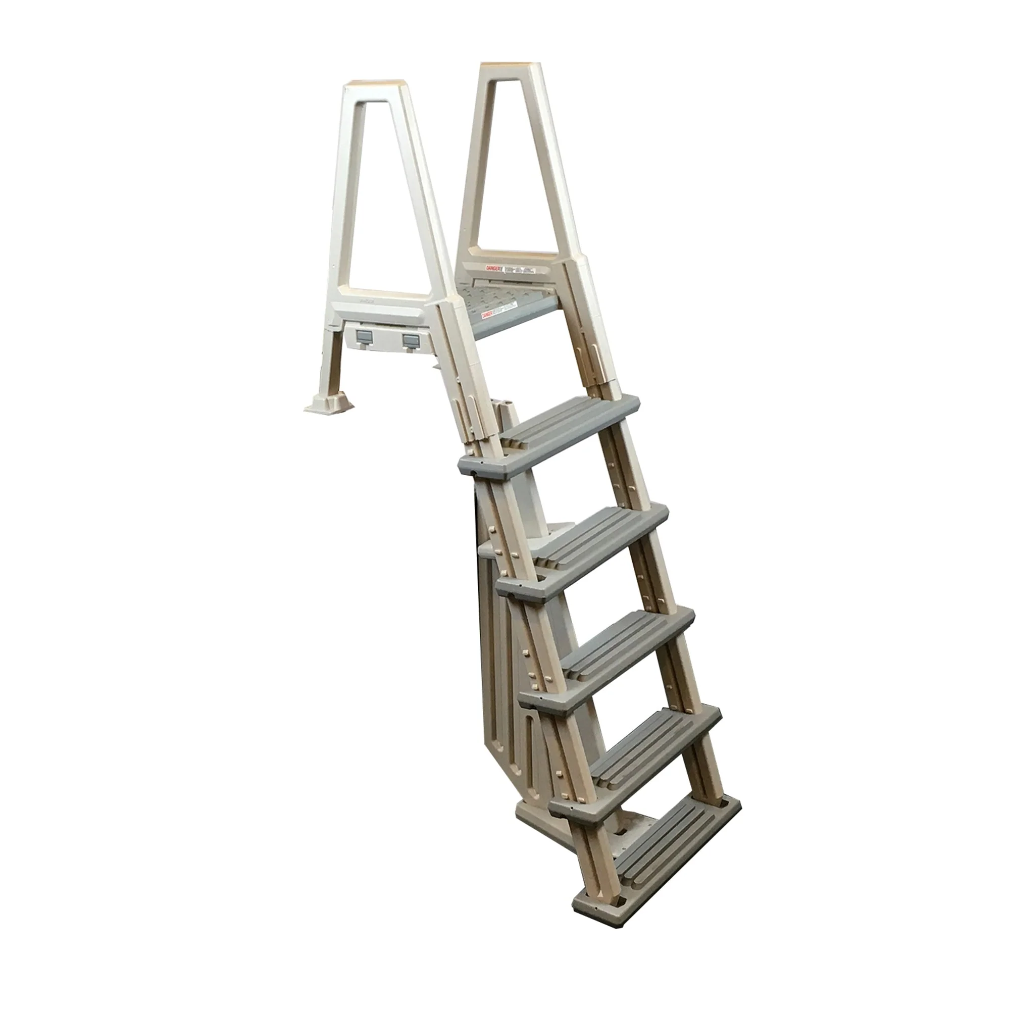 Confer Plastics 6000X In Pool Ladder & Hydrotools by Swimline 9"x24" Ladder Mat - Image 4