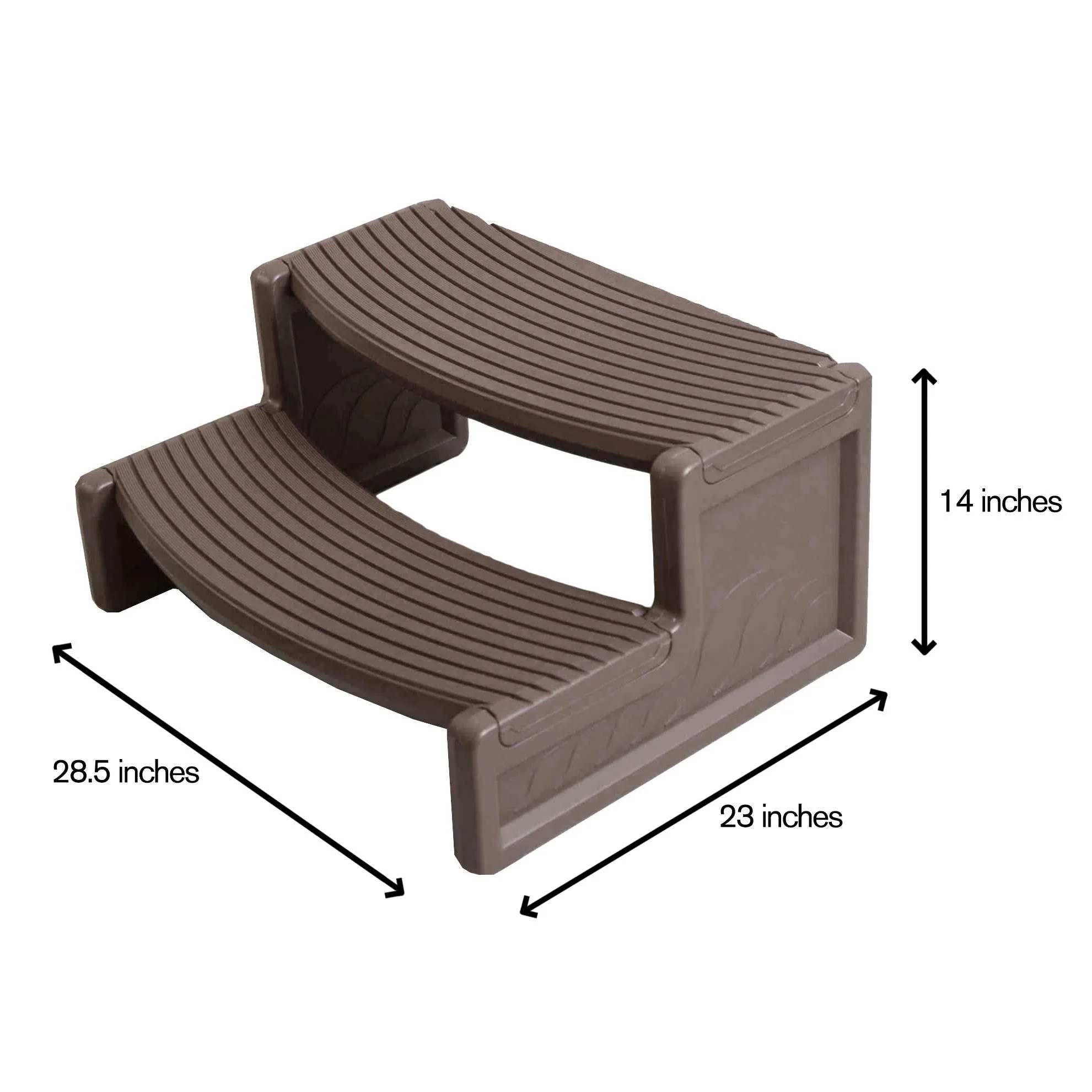 Confer Plastics Handi-Step Multi Purpose Spa Hot Tub Stairs/Steps, Portobello - Image 3