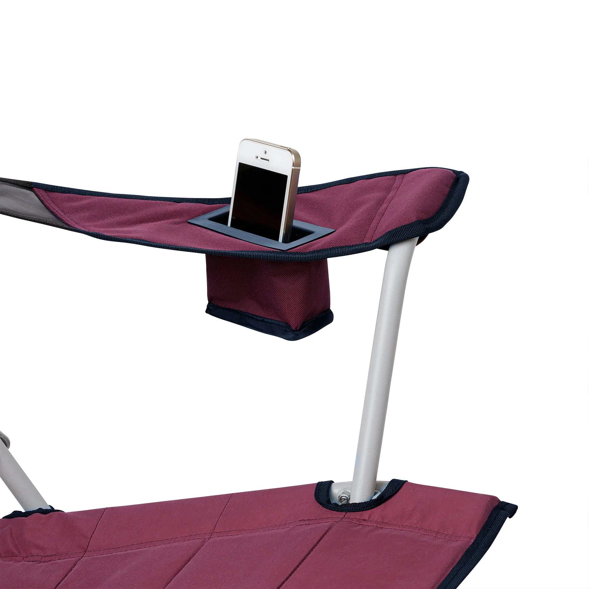 CORE Portable Outdoor Camping Folding Chair w/Carry Storage Bag, Wine (2 Pack) - Image 8