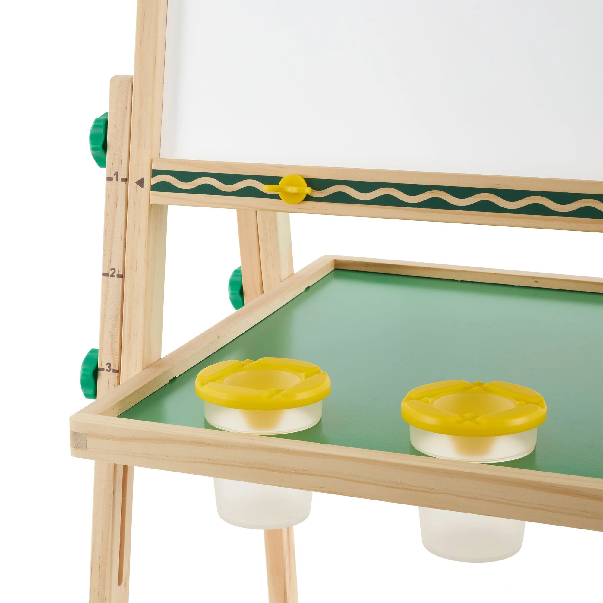 Crayola Kids Dual Sided Wooden Art Easel with Chalkboard and Dry Erase Supplies - Image 6