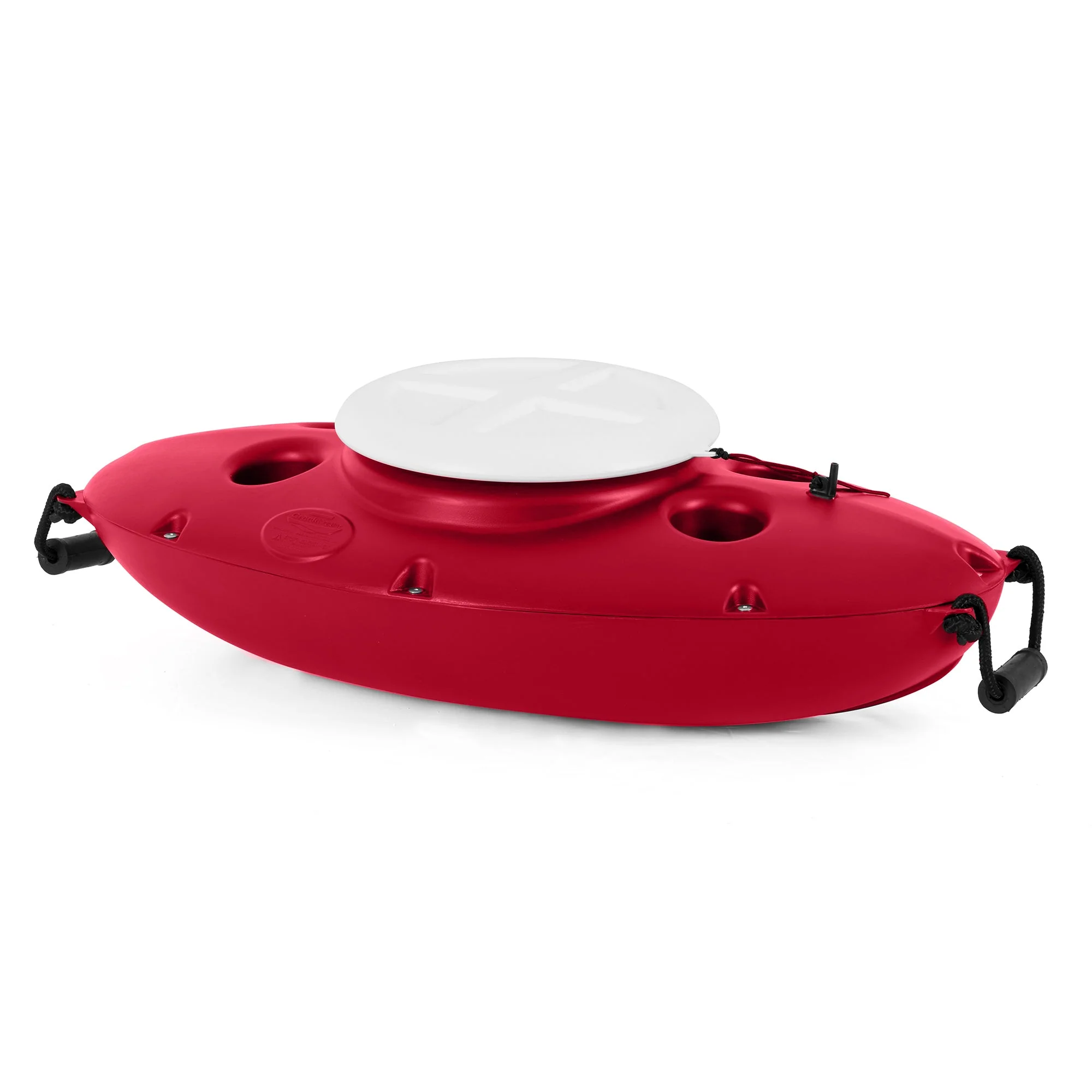 CreekKooler 30 Qt Floating Insulated Beverage Kayak Tow Behind Cooler w/ 8' Rope - Image 3