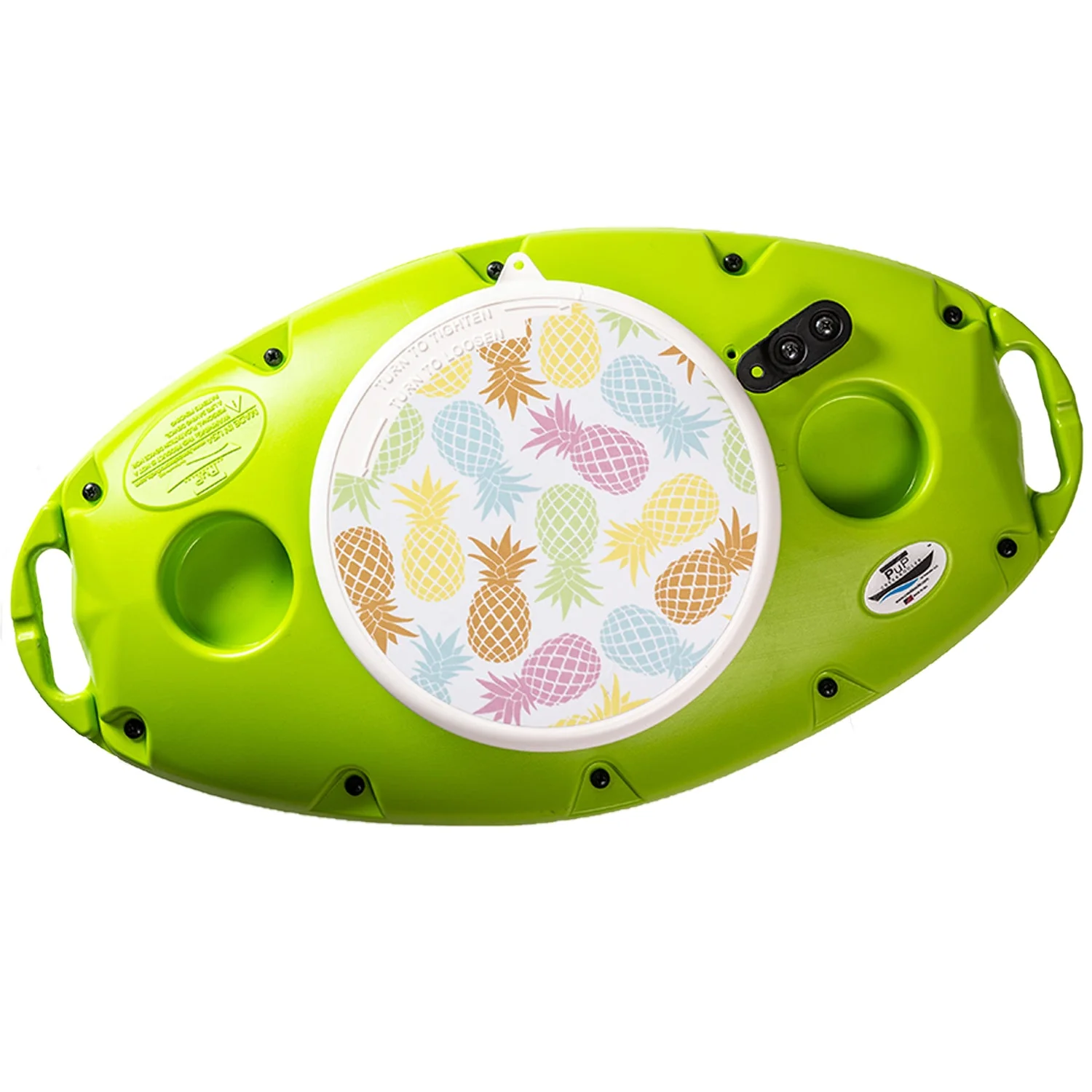 CreekKooler Pineapple Print Insulated Floating Cooler Lid, 15 Quarts (Lid Only) - Image 3