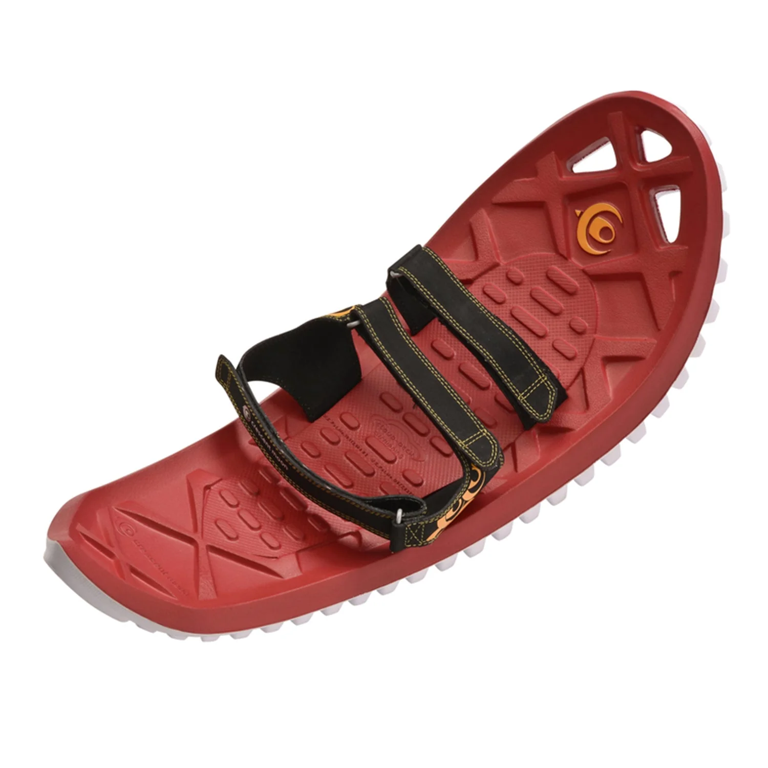 Crescent Moon Eva Foam Deck Recreational and Running Snowshoes for Adults, Red - Image 2
