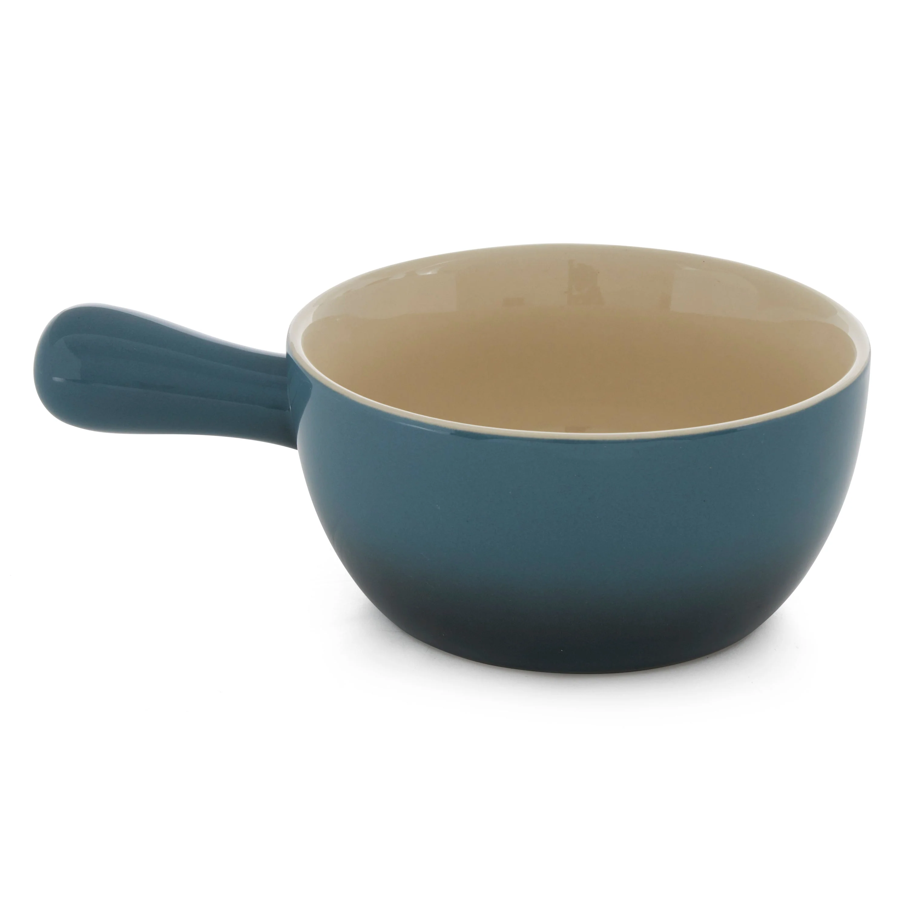 Crock-Pot 22oz Artisan Stoneware Soup Bowl w/ Handle, 2-Pack, Gray Gradient - Image 4