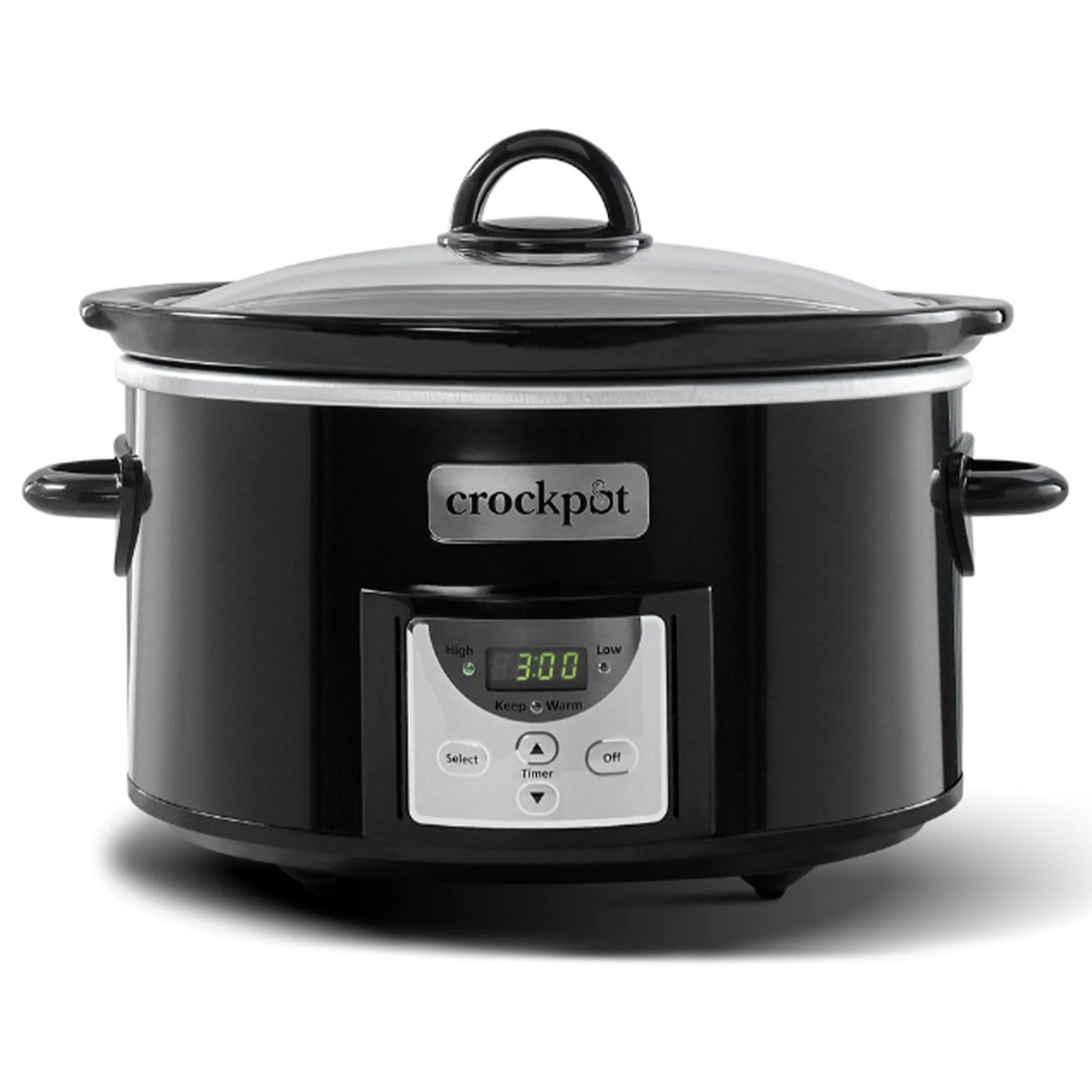 Crock-Pot 4 Quart Digital Count Down Food Slow Cooker Kitchen Appliance, Black - Image 8