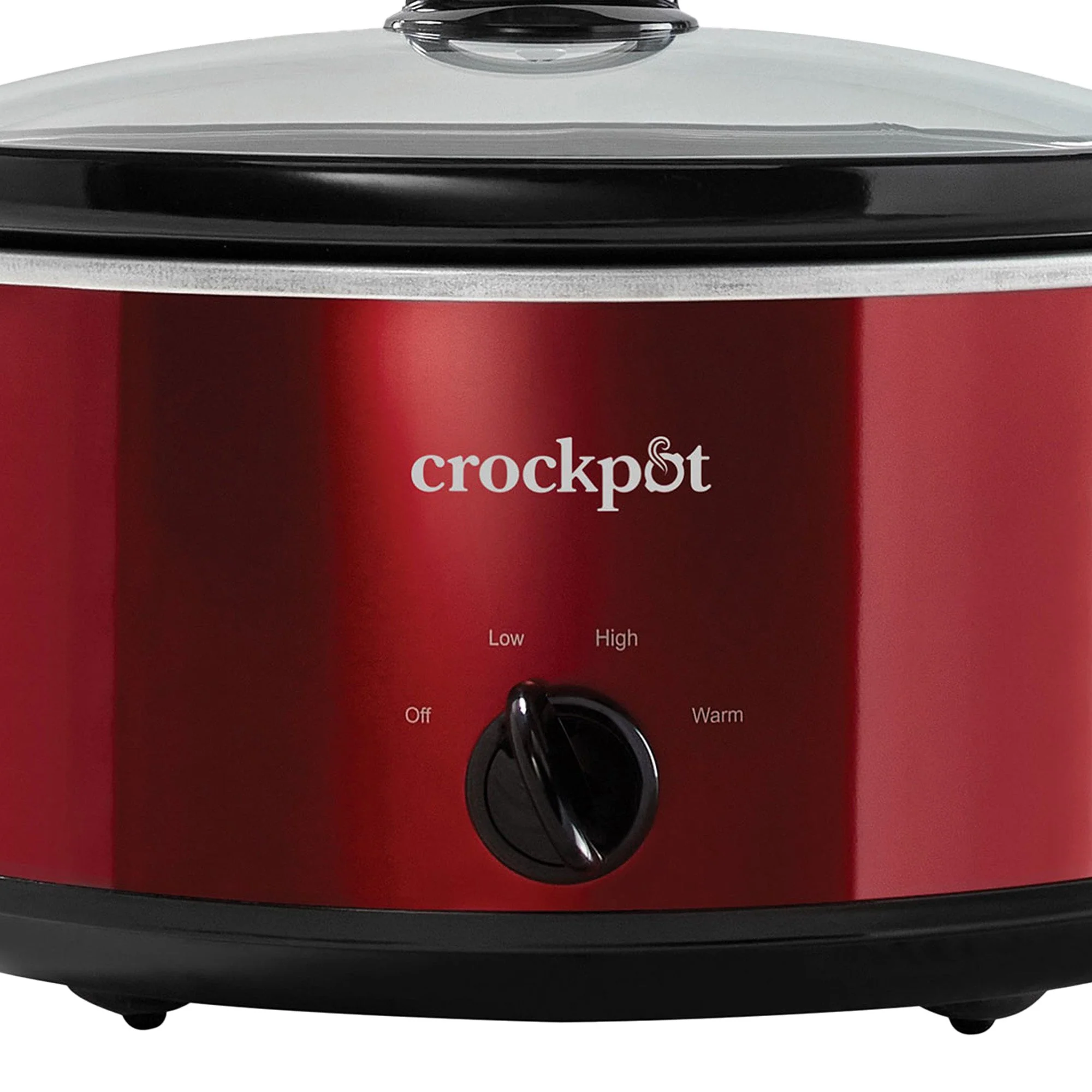 Crock-Pot 7 Quart Capacity Food Slow Cooker Home Cooking Kitchen Appliance, Red - Image 8