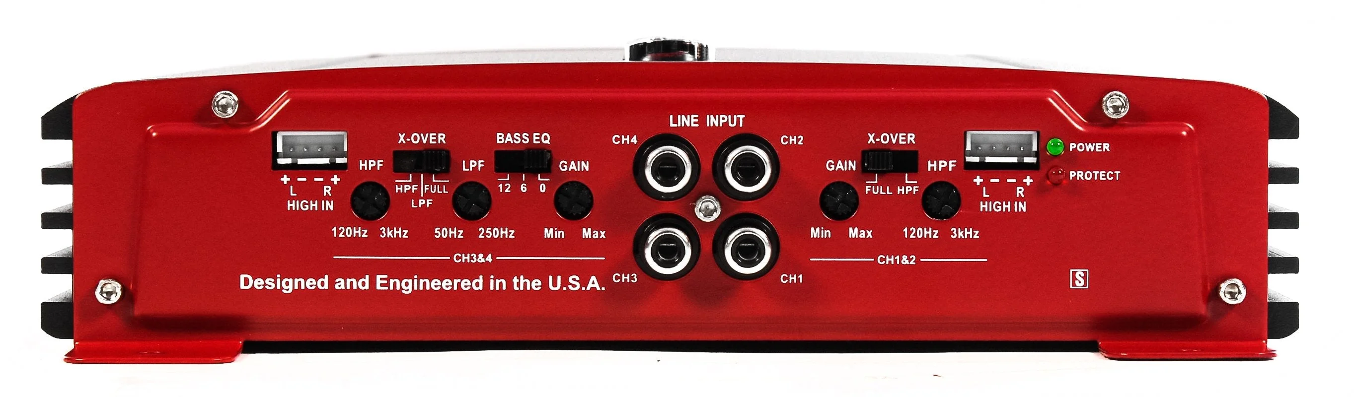 Crunch 4 Channel 1000 Watt Amp A/B Class Car Stereo Amplifier PX-1000.4 (4 Pack) - Image 5