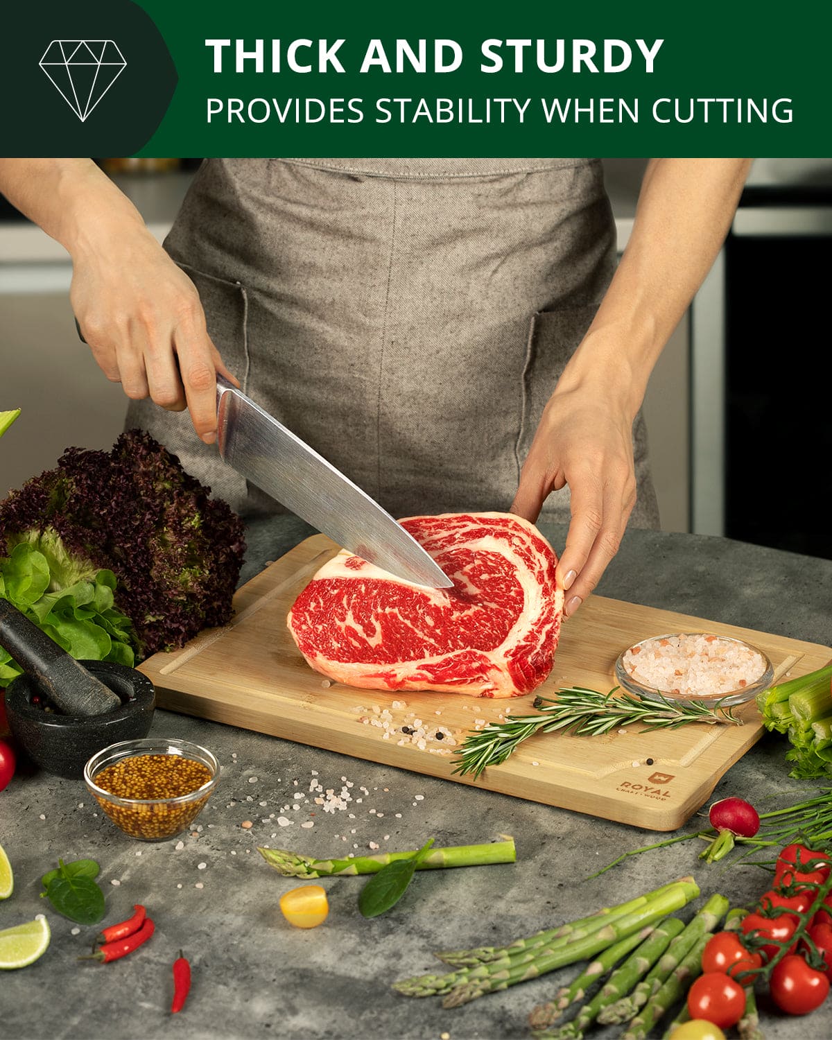 Cutting Board L, 15”x10” - Image 5