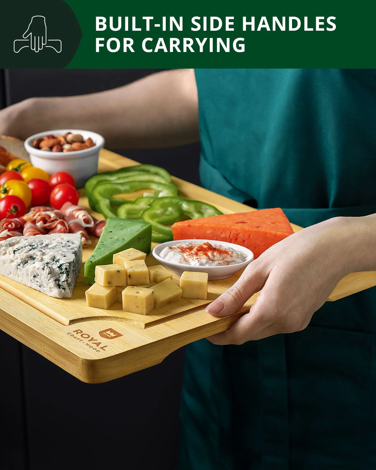 Cutting Board Set of 3, Bamboo - Image 2