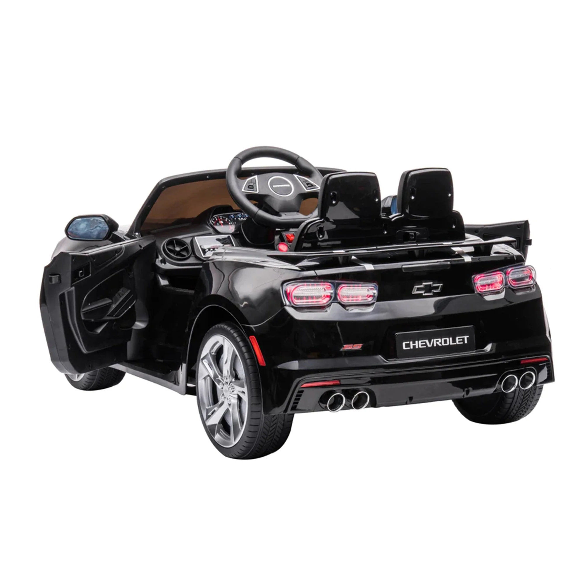 Dakott 2021/2022 Chevy Camaro Racing 2SS Battery Powered Ride On Car Toy, Black - Image 5