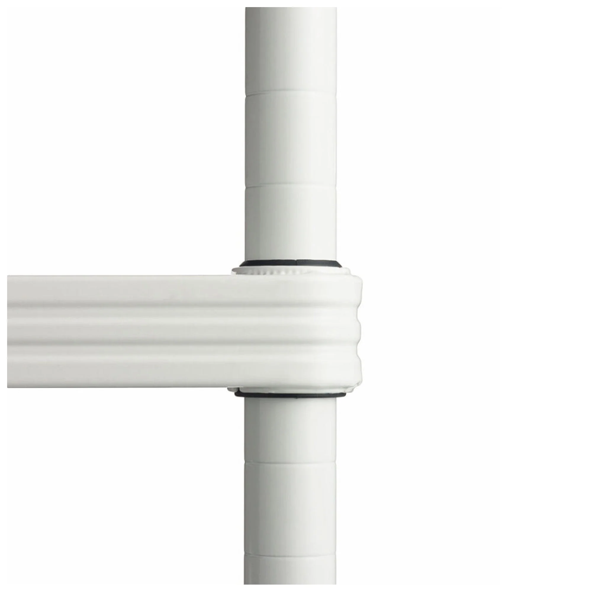 Design Ideas MeshWorks 5 Tier Shelving Unit Rack, Metal Storage Shelves, White - Image 8