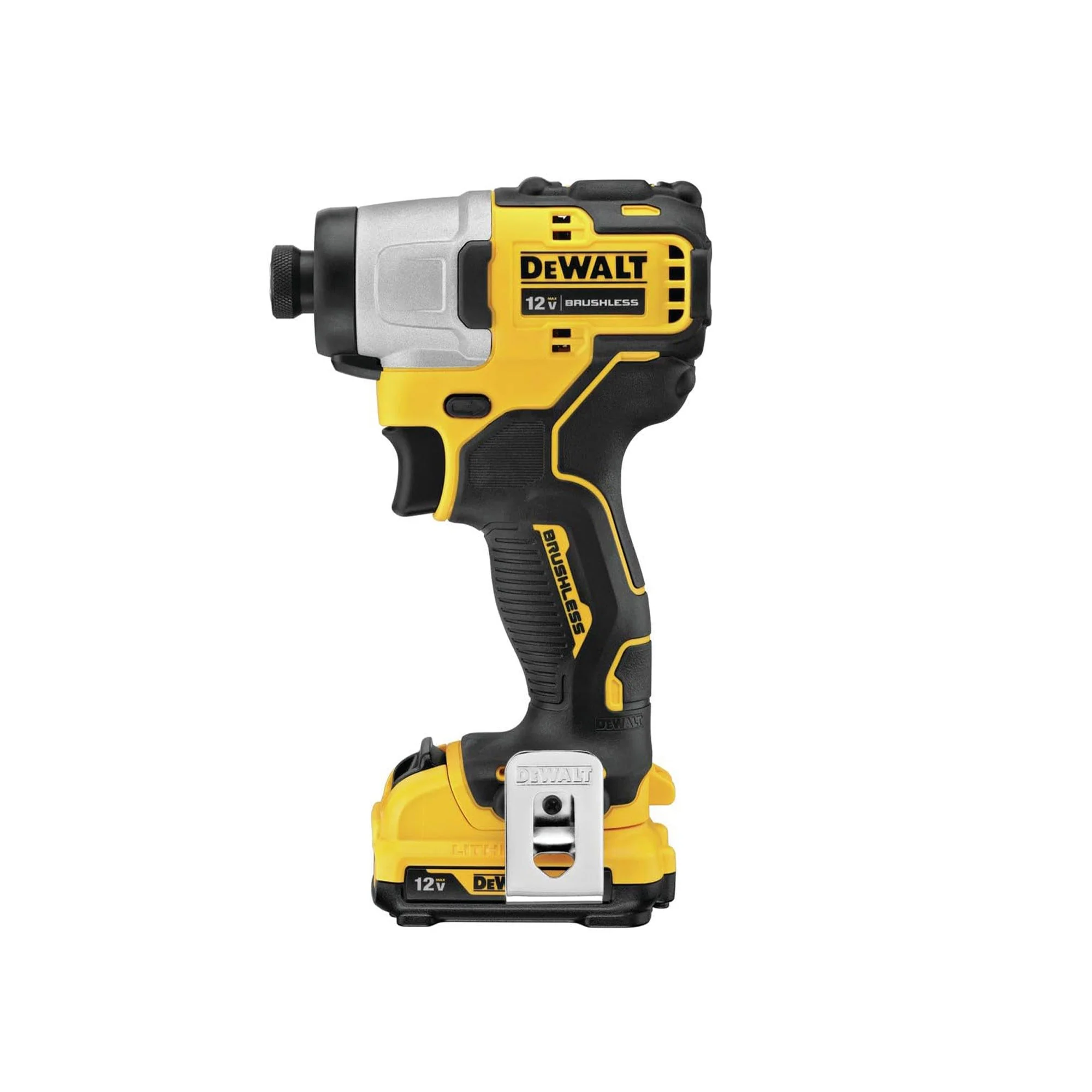DeWalt XTREME 12V MAX Brushless Motor Drill & Impact Driver Combo Hand Tool Set - Image 5