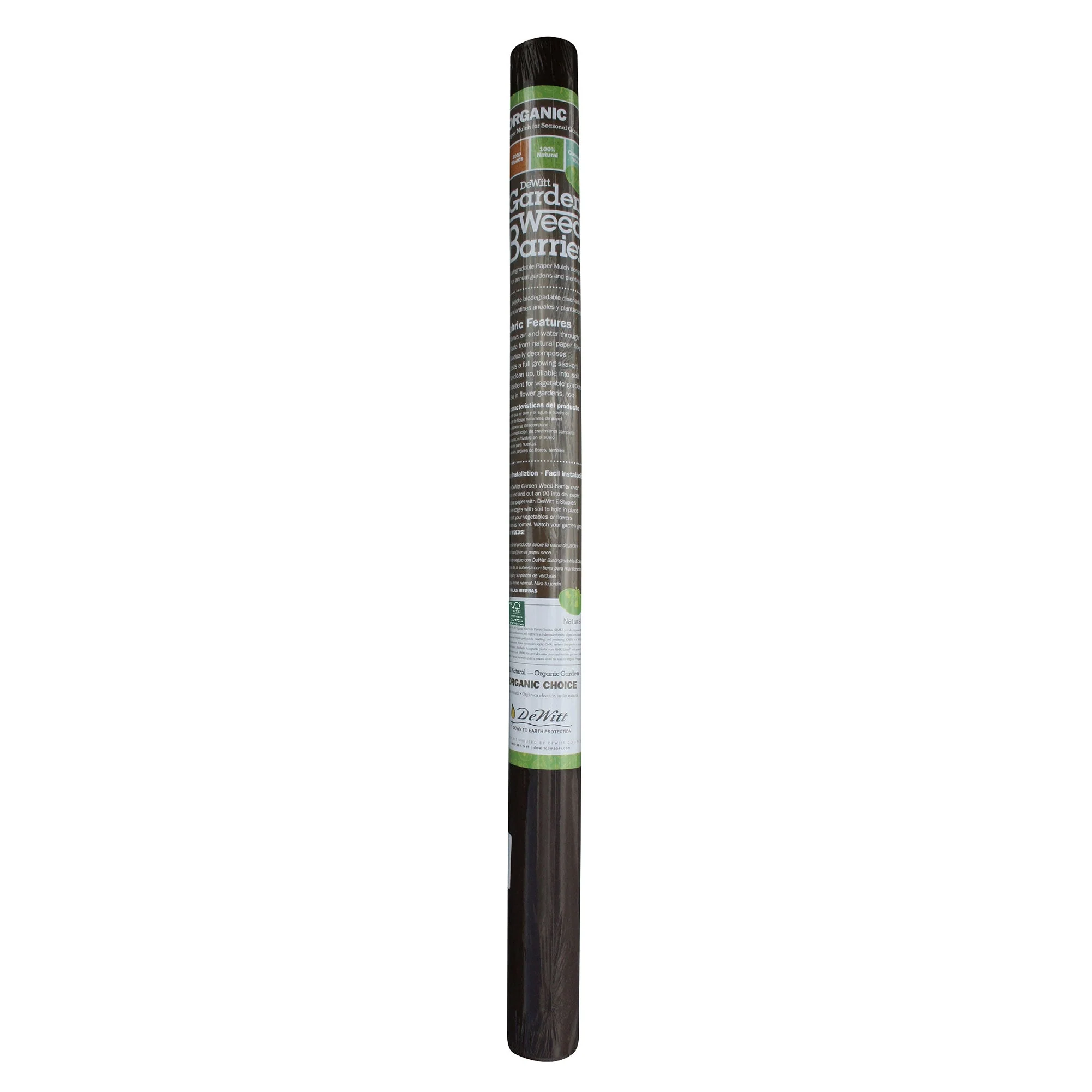 DeWitt 3 x 300 Ft Natural Biodegradable Paper Mulch Garden Weed Barrier (2 Pack) - Image 2