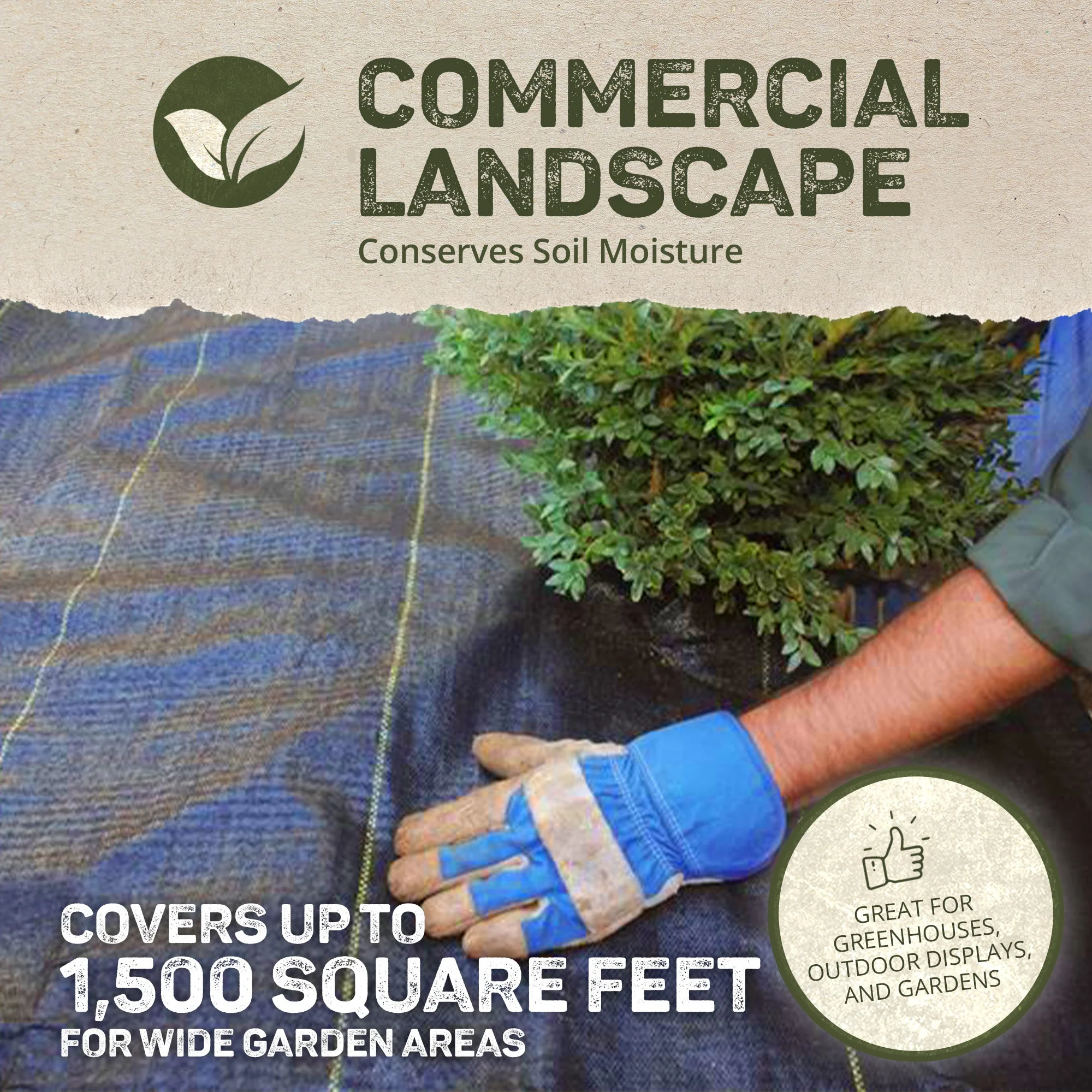 DeWitt P6 Pro 5 Commercial Landscape 5-Oz Barrier Fabric, 6 x 250' (3 Pack) - Image 3