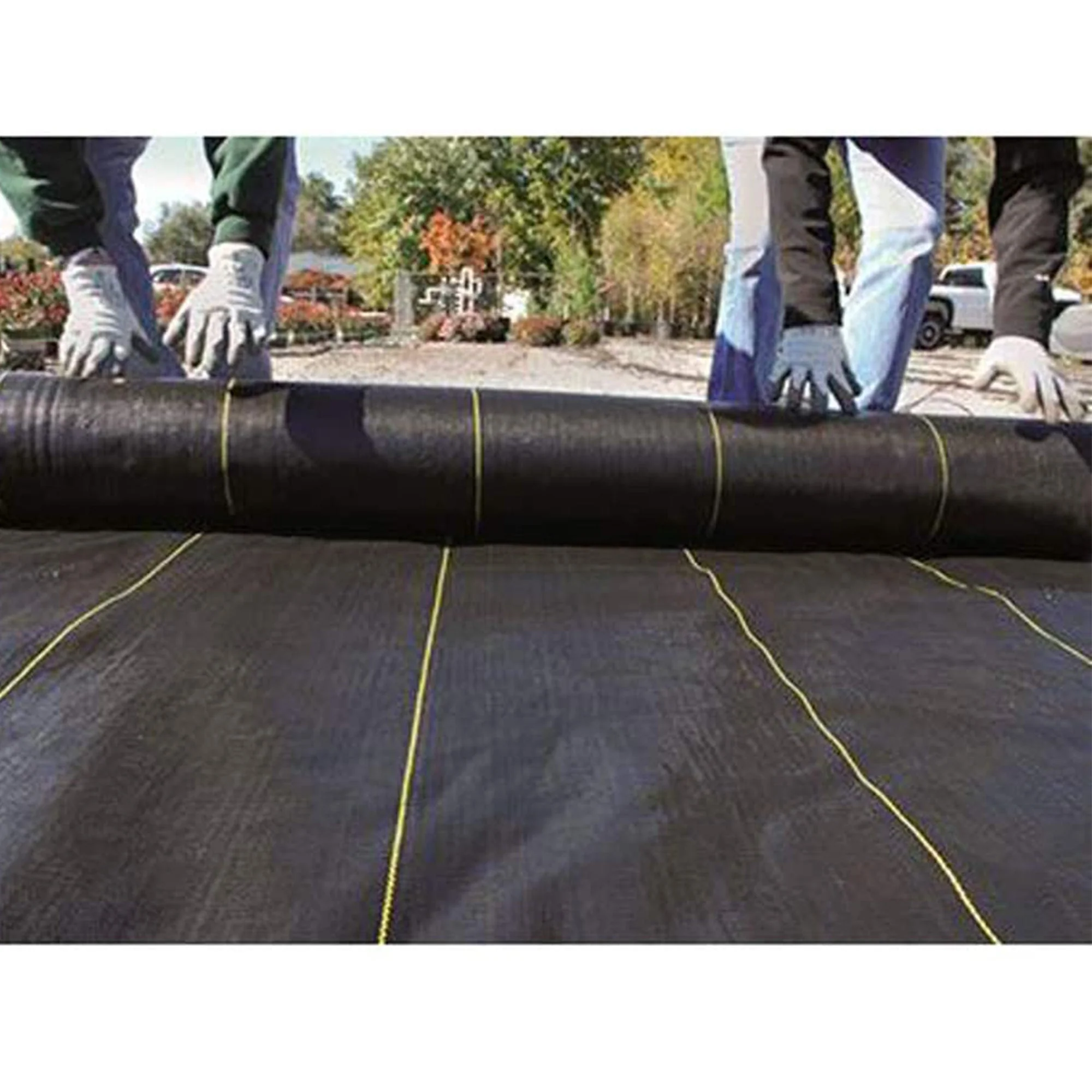 DeWitt Sunbelt 4x300' Woven Weed Barrier Landscape Fabric Ground Cover (18 Pack) - Image 12