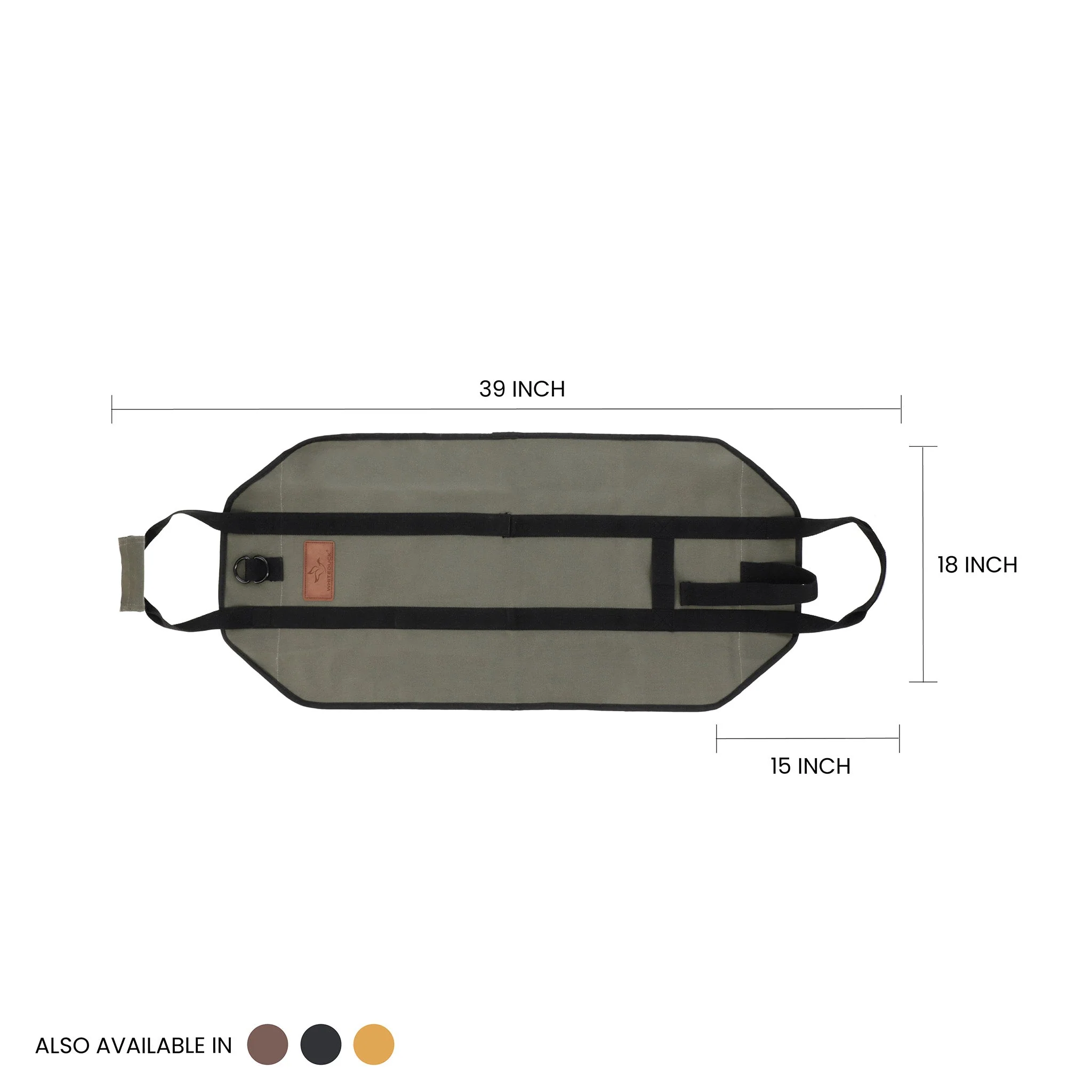 Diamond Shape Canvas Firewood Log Carriers - Image 14
