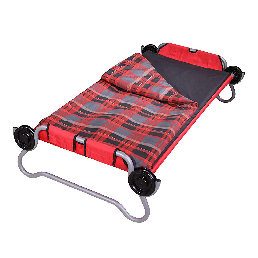 Disc-O-Bed Duvalay Adult XL Memory Foam Sleeping Pad Duvet Mat, Lumberjack Plaid - Image 3
