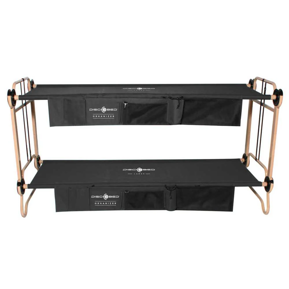 Disc-O-Bed Large Black Cam-O-Bunk Cot (2 Pack) - Image 4