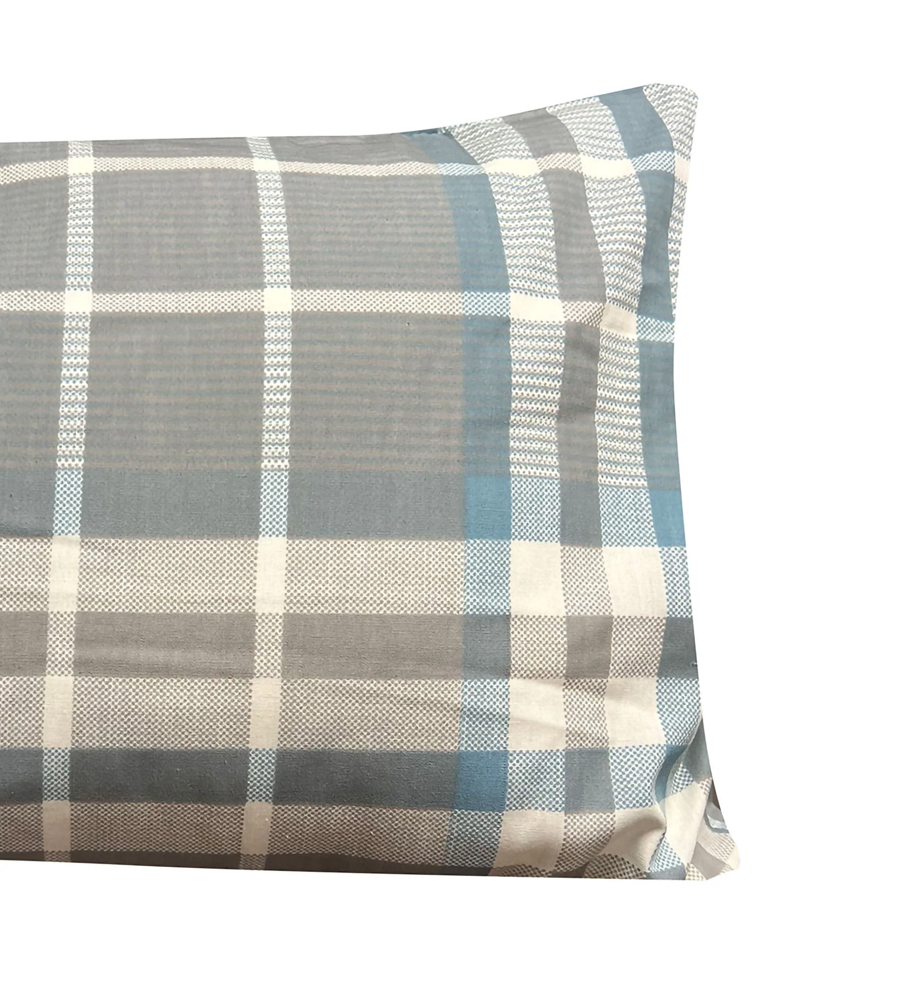 Disc-O-Bed Lightweight Travel Pillow, Packable with Washable Cover, Ocean Plaid - Image 11