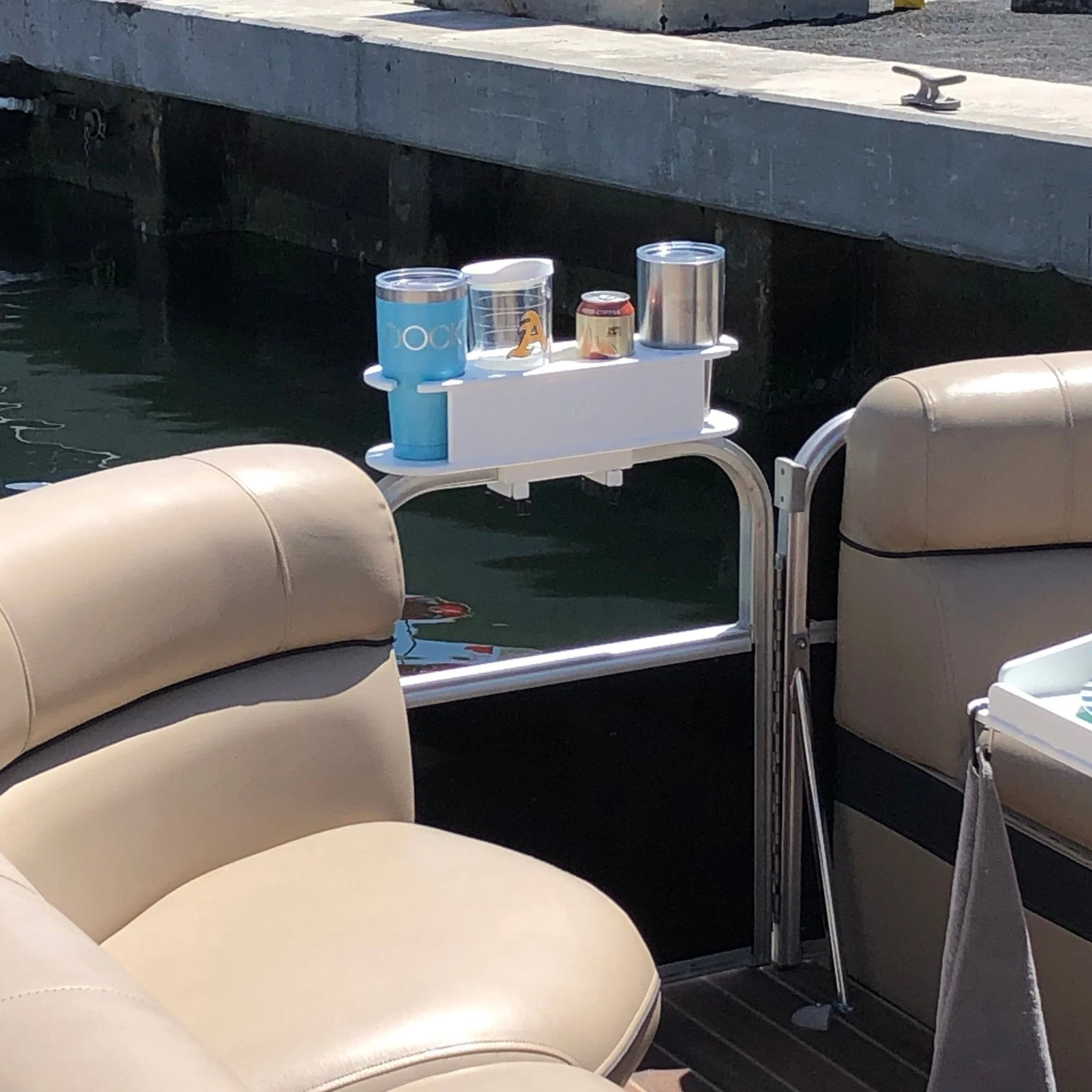Docktail Bar Pontoon Boat Cup Holder Caddy - Choose Your Color - Image 17