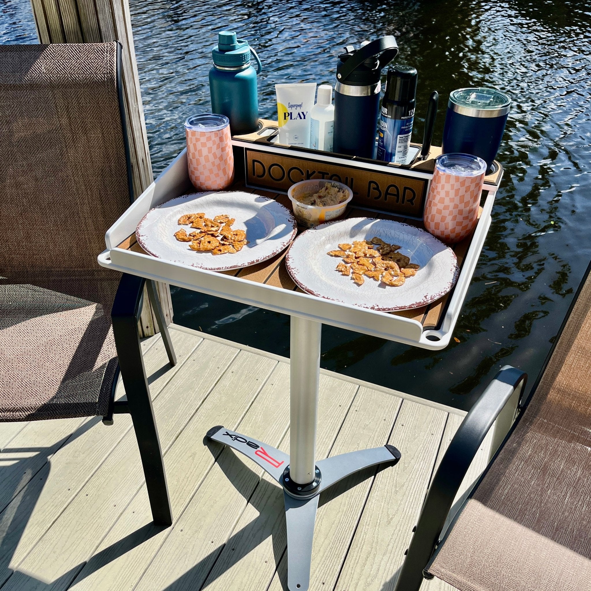 Docktail Boondocking Table - For Camping, RV's, Tailgating, Poolside, and Grill Prep - Image 6