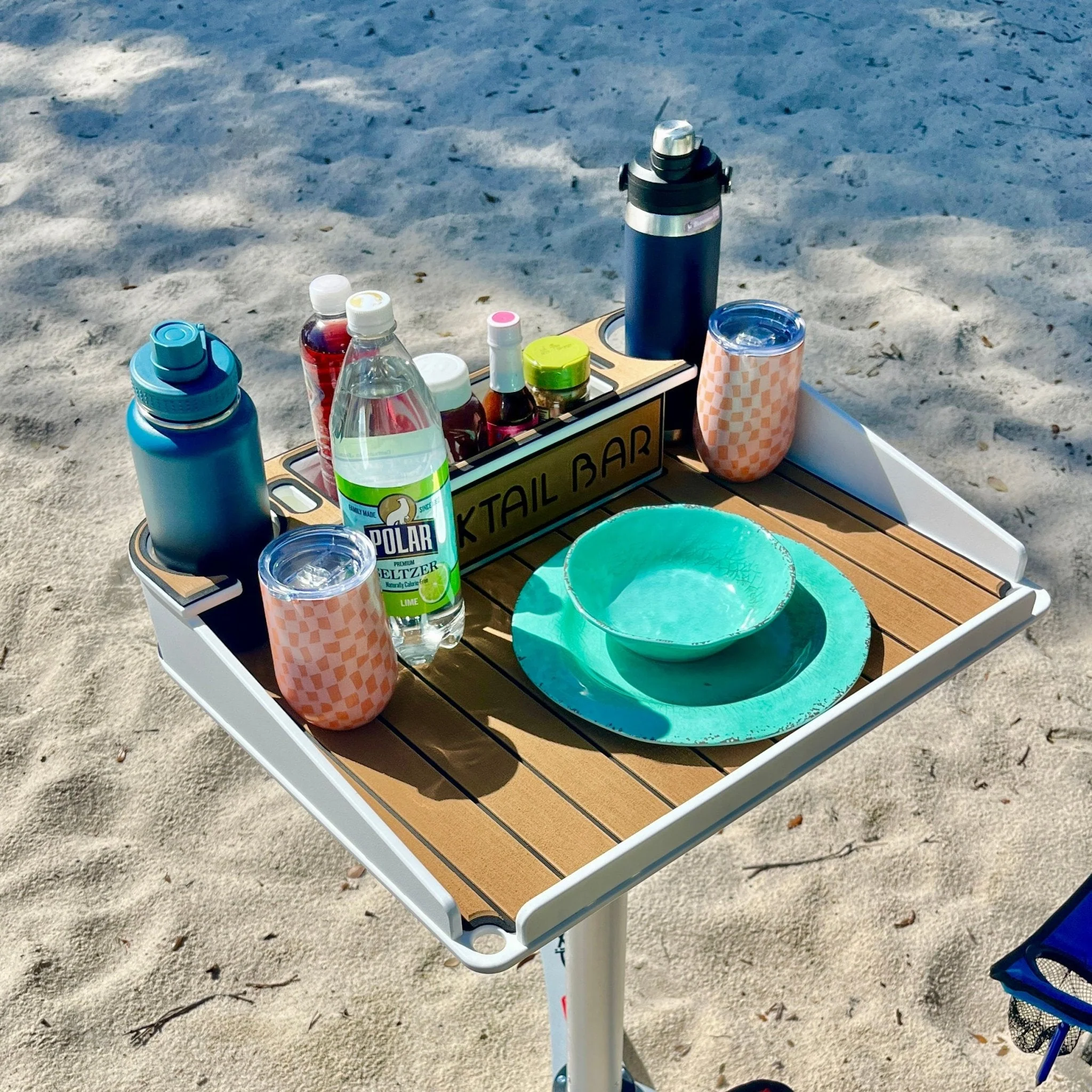Docktail Boondocking Table - For Camping, RV's, Tailgating, Poolside, and Grill Prep - Image 9