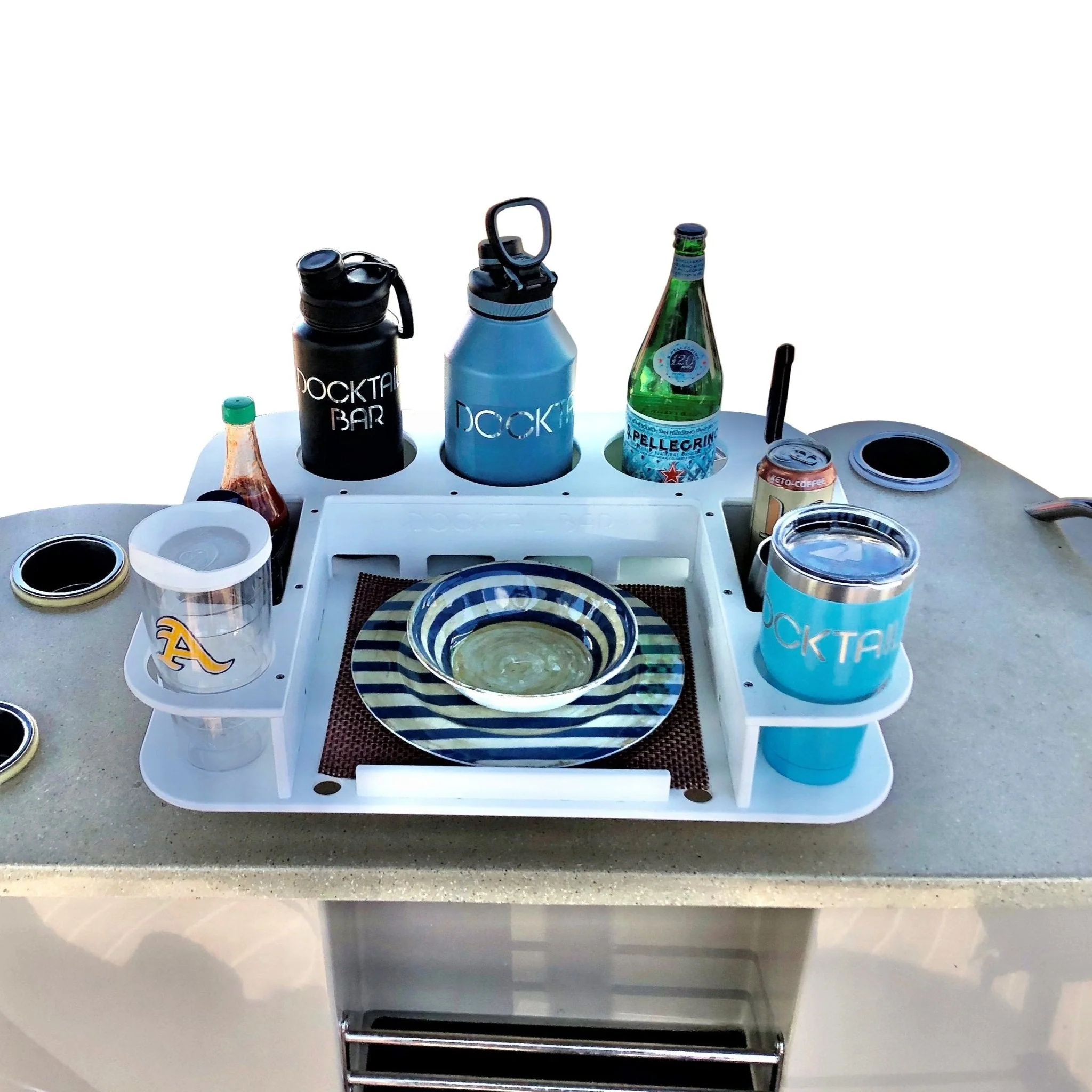 Docktail Butler Boat Table with 2 SeaSucker Vacuum Mounts - Perfect for Smooth Flat Surface Locations - Image 8