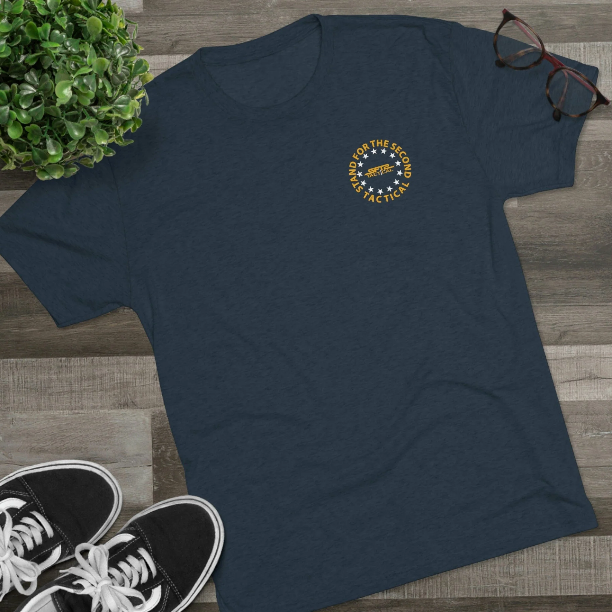 Don't Tread On Me Tri-Blend Crew Tee - Image 23