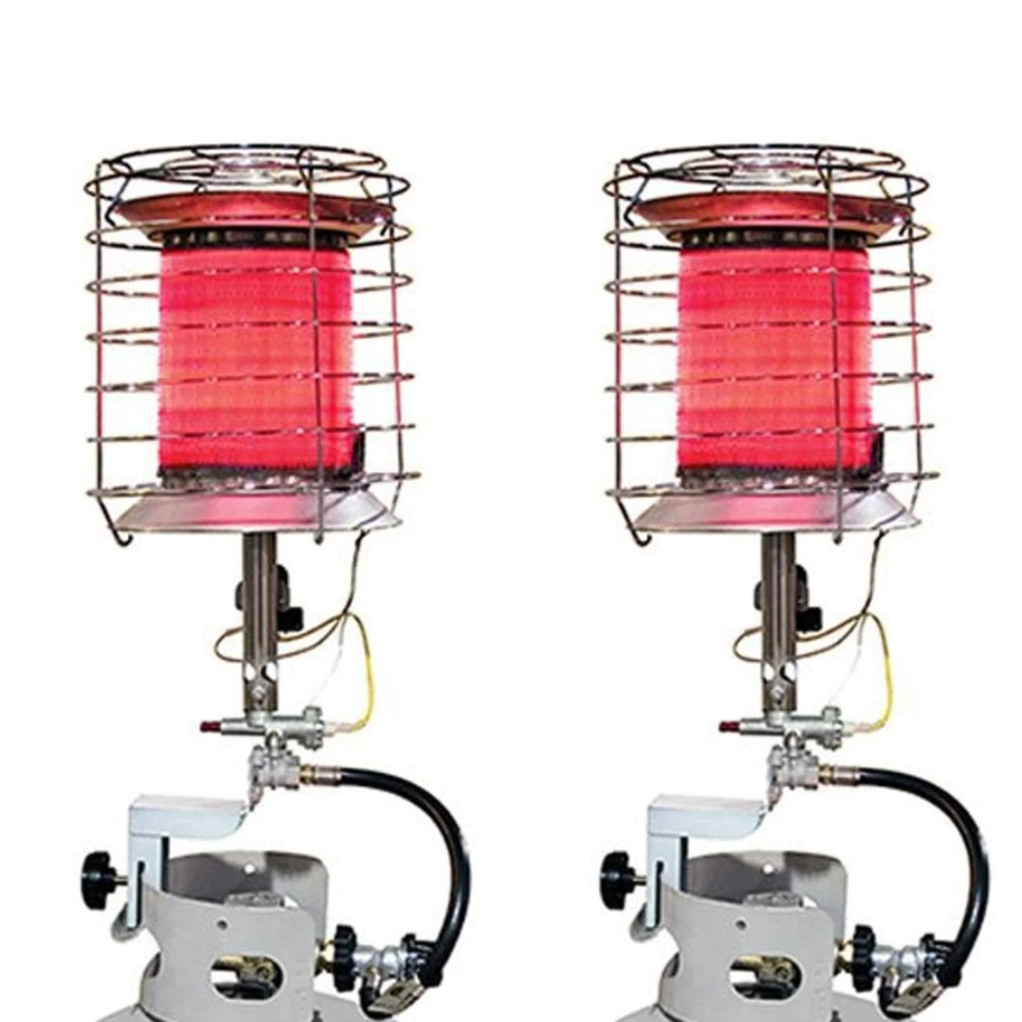 Dura Heat 360 Degree Outdoor Propane Tank Top Heater w/ Safety Shutoff (2 Pack)