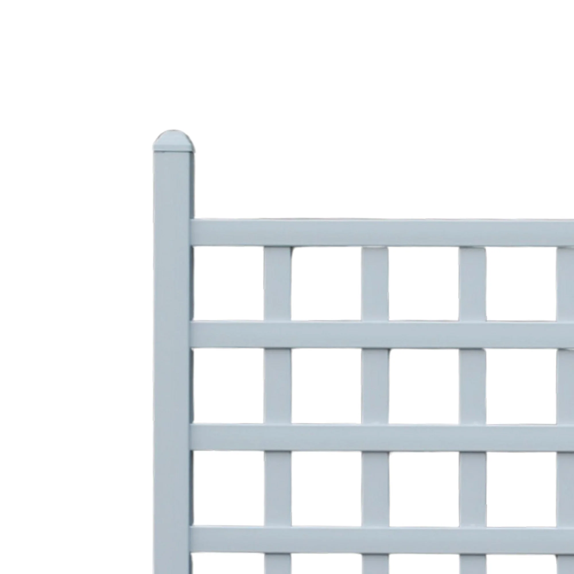 Dura-Trel Country Garden 35 x 66 Inch Vinyl Outdoor Garden Patio Trellis, White - Image 8