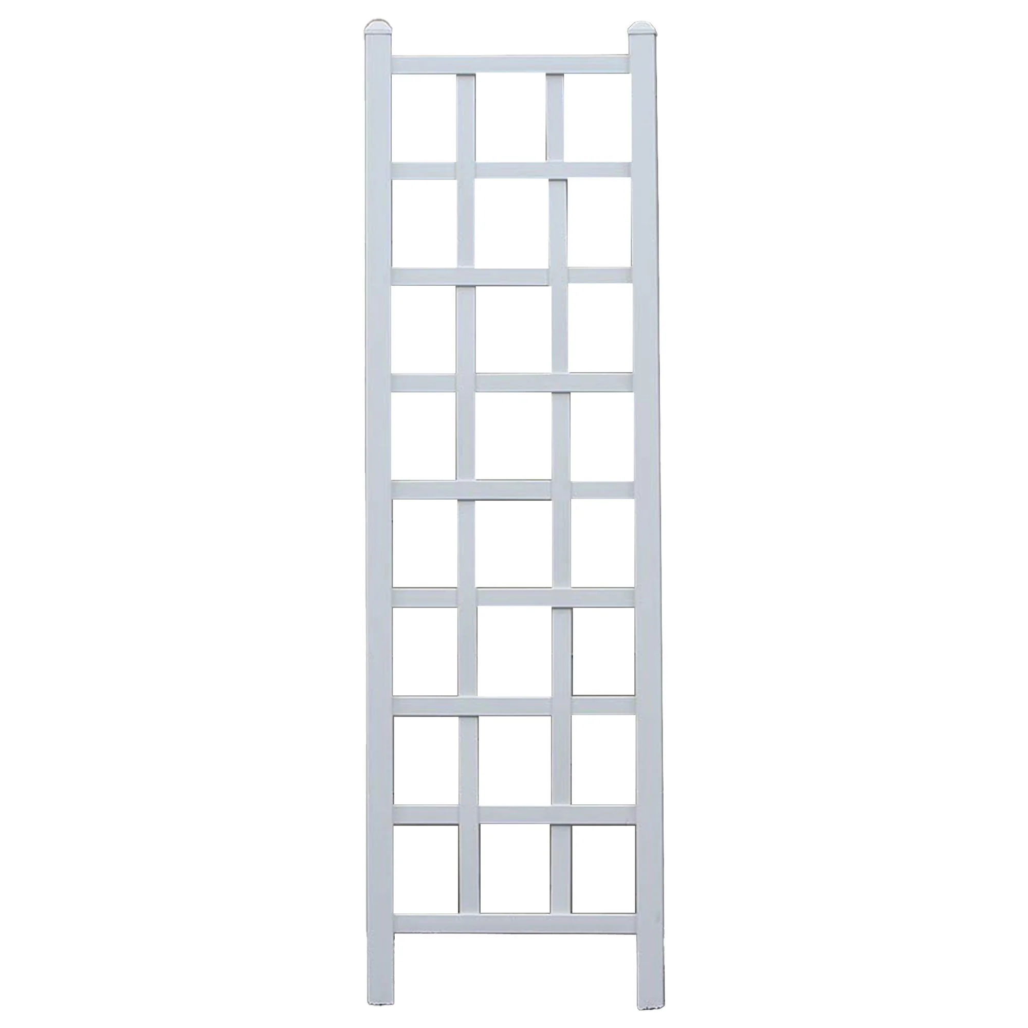 Dura-Trel Providence 22 x 75 Inch PVC Vinyl Outdoor Garden Patio Trellis, White