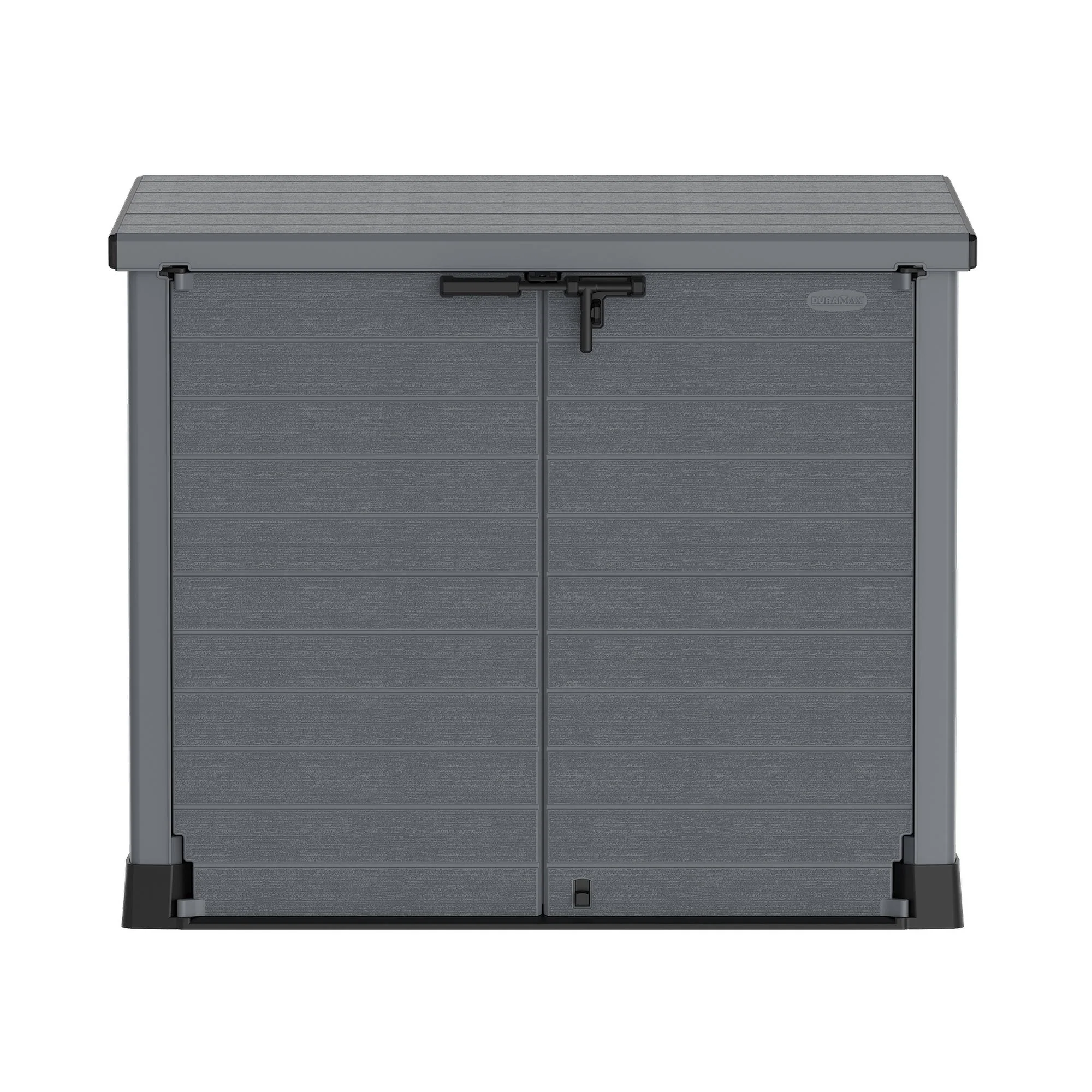 Duramax CedarGrain StoreAway 1200L Outdoor Deck & Garden Storage Box, Charcoal - Image 5