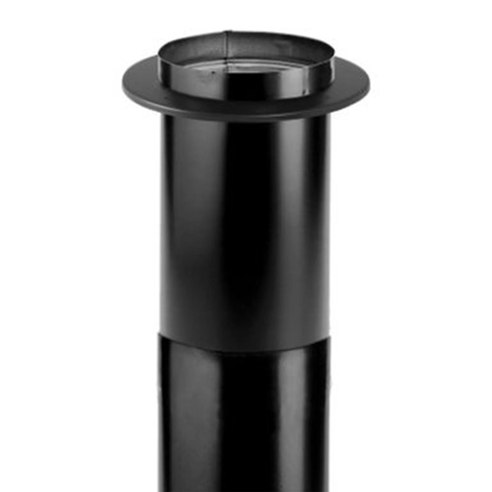 DuraVent 6DBK-TL DuraBlack Telescoping Adjustable Finishing Stove Pipe, 6 Inch - Image 7