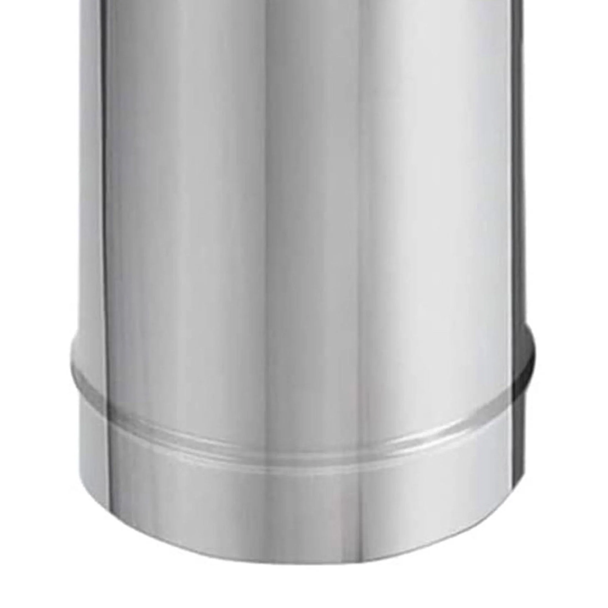 DuraVent DuraBlack 48 x 8 Inch Stainless Steel Single Wall Stove Pipe, Silver - Image 9