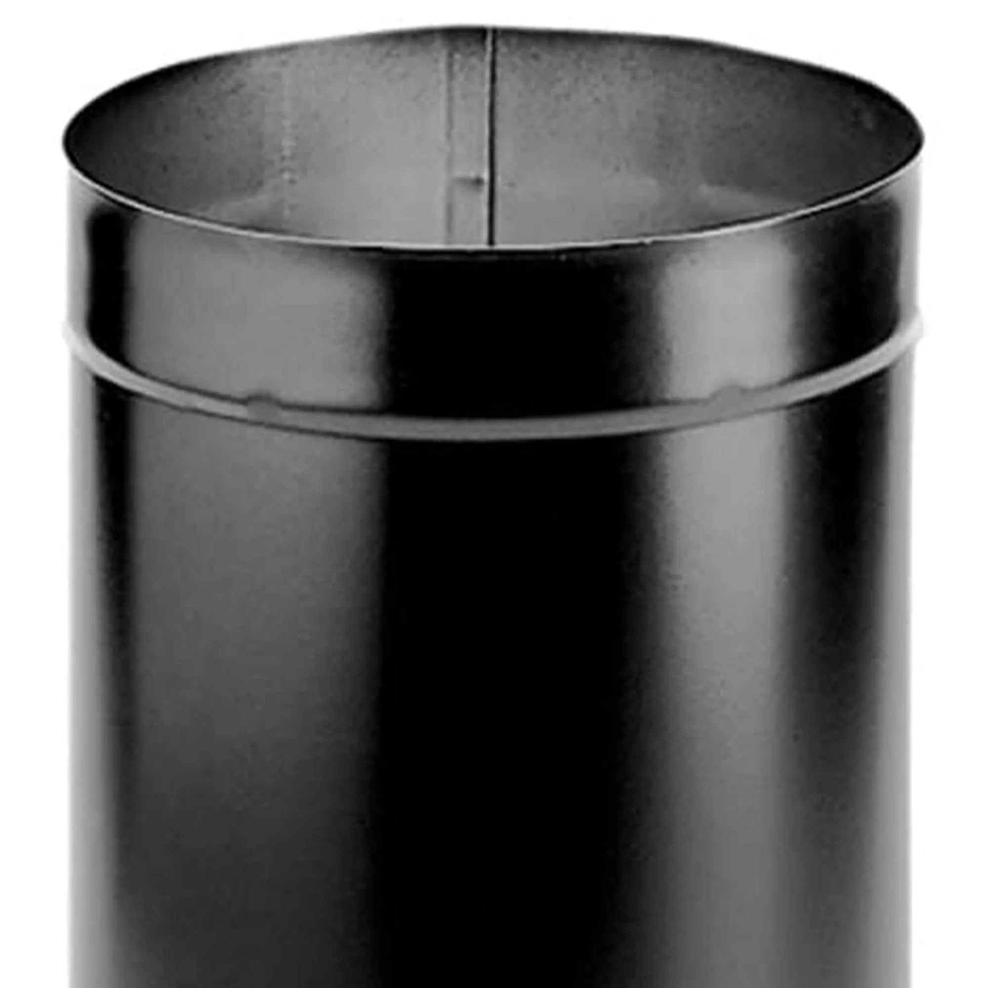 DuraVent DuraBlack 6DBK-12 6 Inch Steel Single Wall Interior Stove Pipe, Black - Image 7
