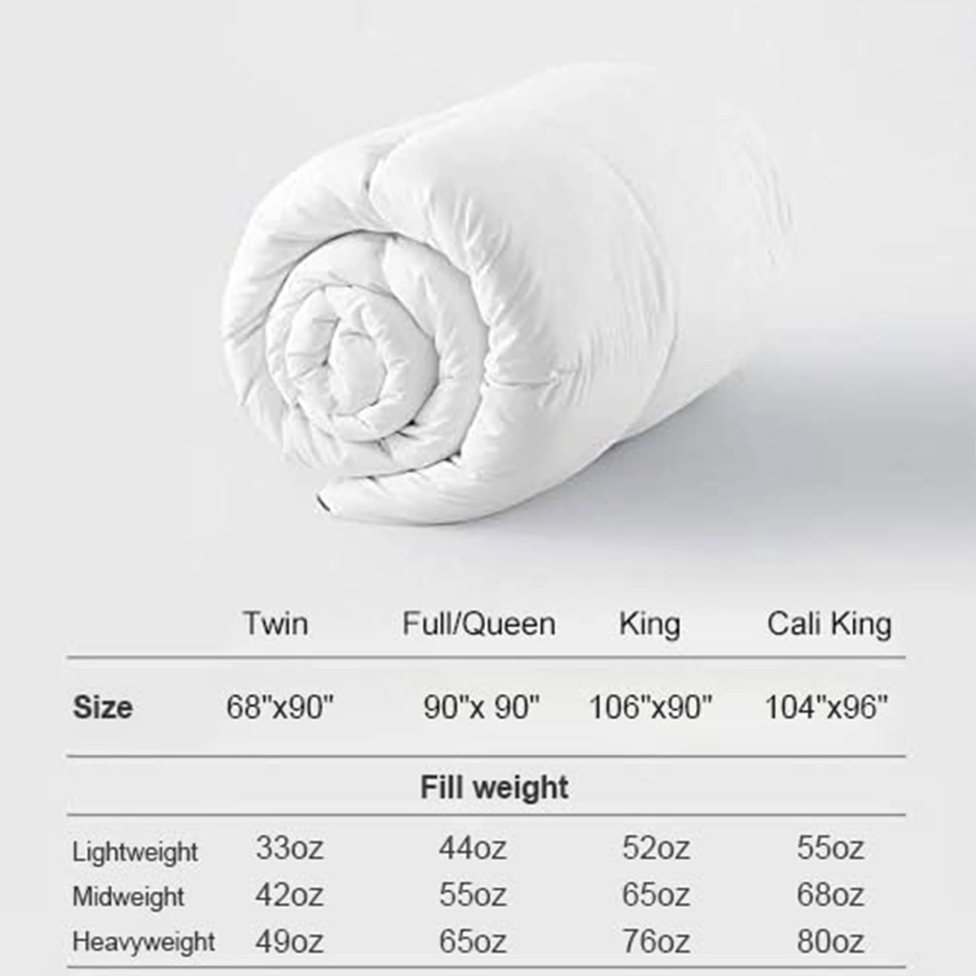 DWR California King 104 x 96" Breathable Duvet Insert All Season Bedding, White - Image 2